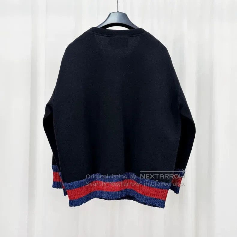 Gucci Gucci Embroidered Puppy Space Cotton Sweatshirt. Size US M / EU 48-50 / 2 - 2 Thumbnail