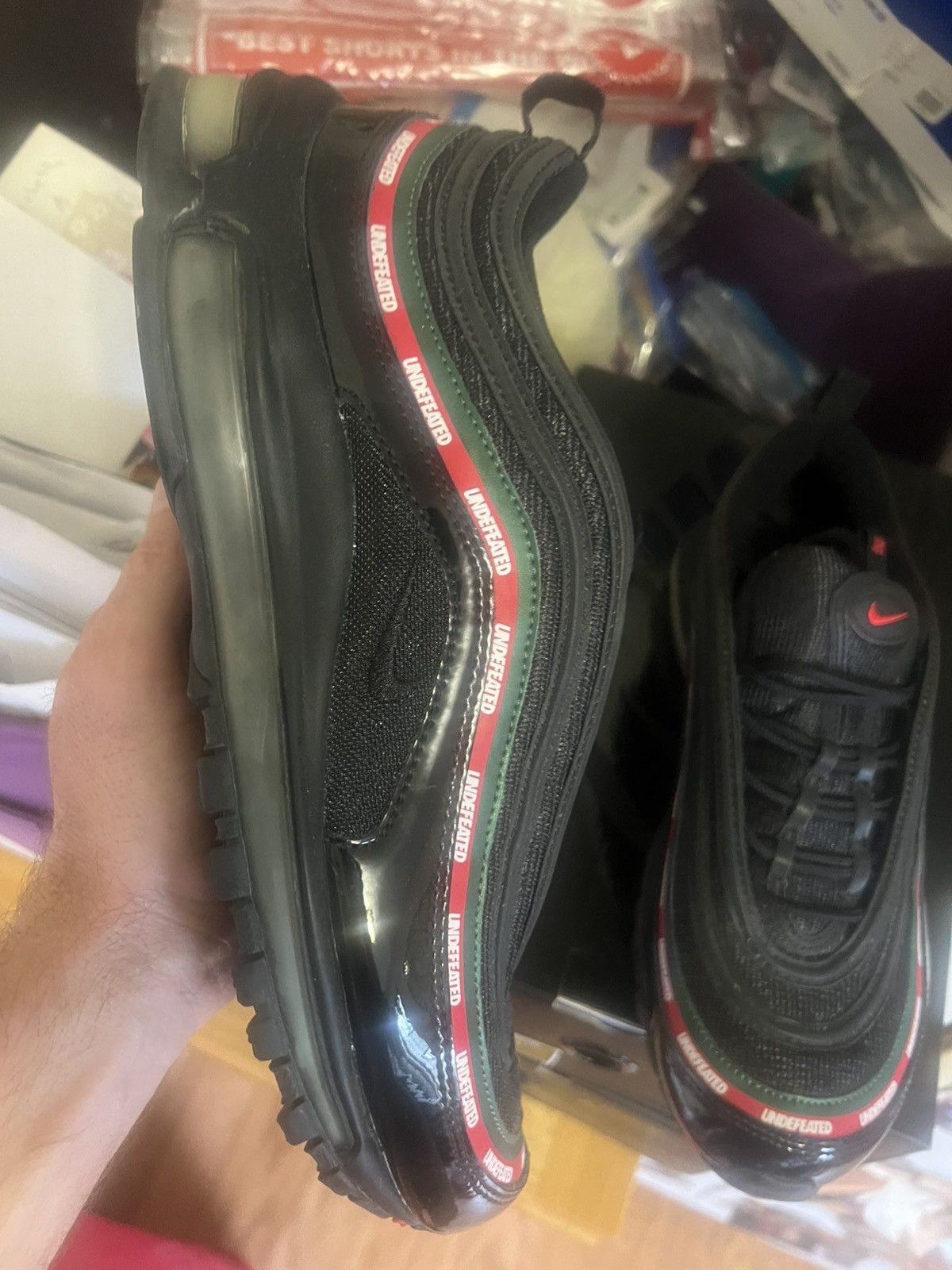 Nike Nike Undefeated x Air Max 97 OG Black Size 10.5 AJ1986 001 Size US 10.5 / EU 43-44 - 8 Thumbnail