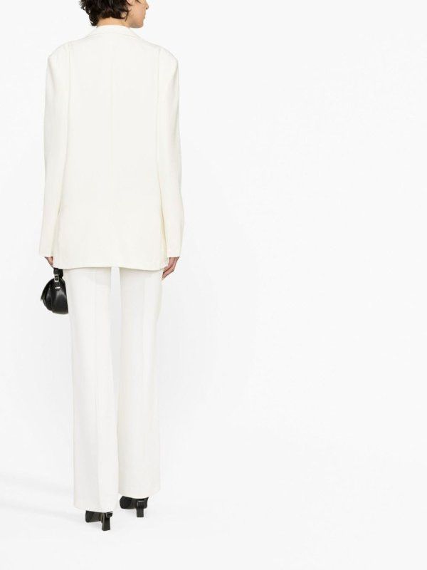 Off-White o1y1125 Blazer in Ivory Size M / US 6-8 / IT 42-44 - 3 Thumbnail