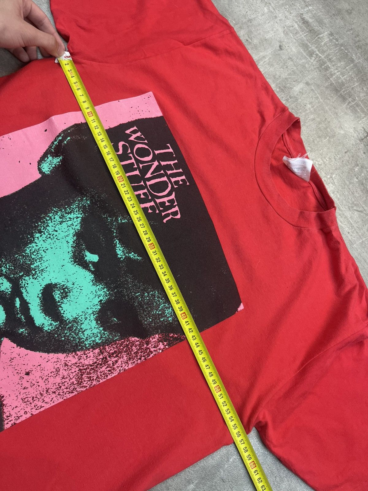 Band Tees × Japanese Brand × Vintage AIRAK THE WONDER STUFF UNBEARABLE BAND TEE 80’s Size US L / EU 52-54 / 3 - 15 Thumbnail