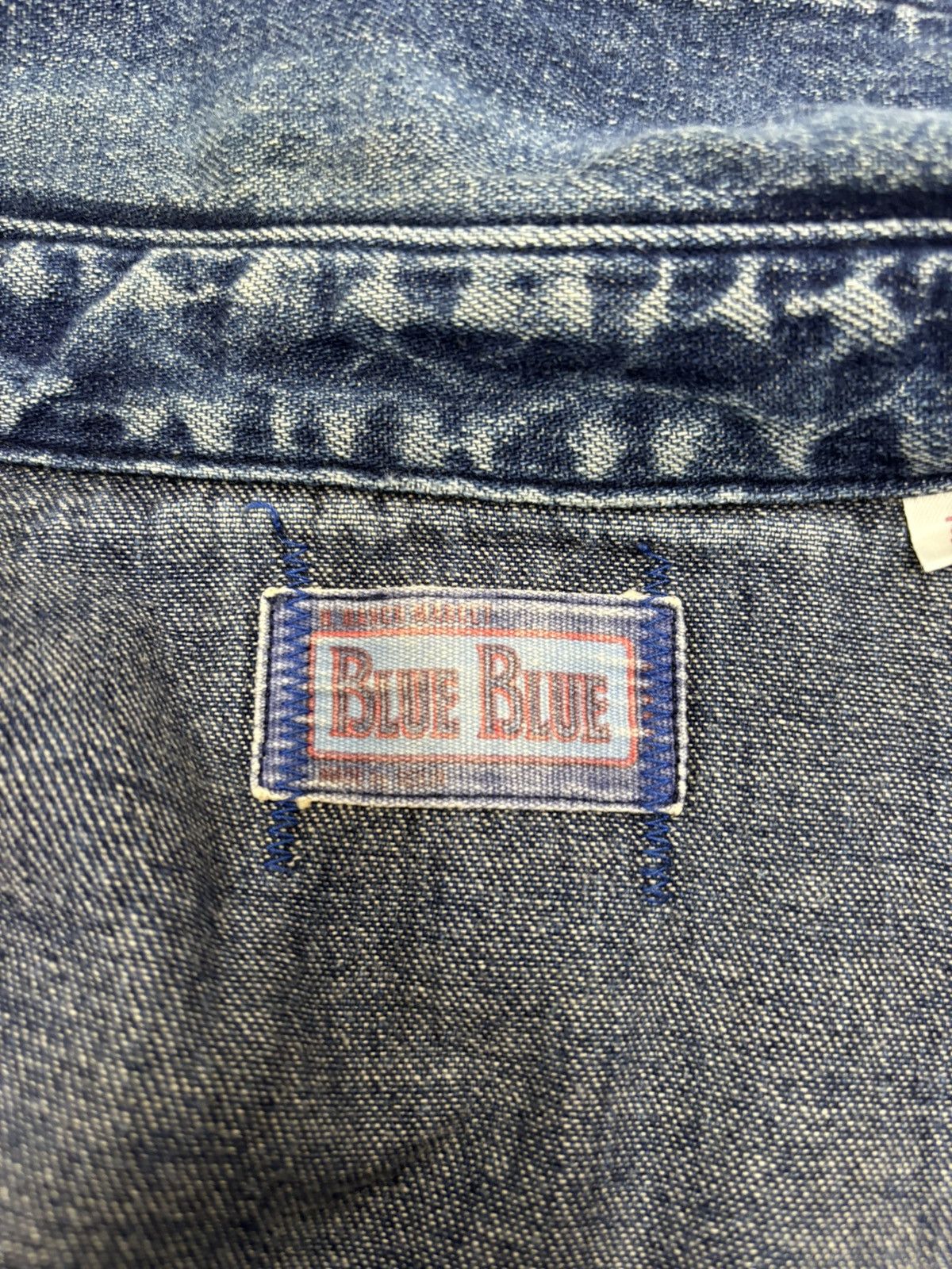 Blue Blue Japan BLUE BLUE JAPAN 🇯🇵 DOUBLE POCKET WESTERN DENIM SHIRT Size US M / EU 48-50 / 2 - 13 Thumbnail