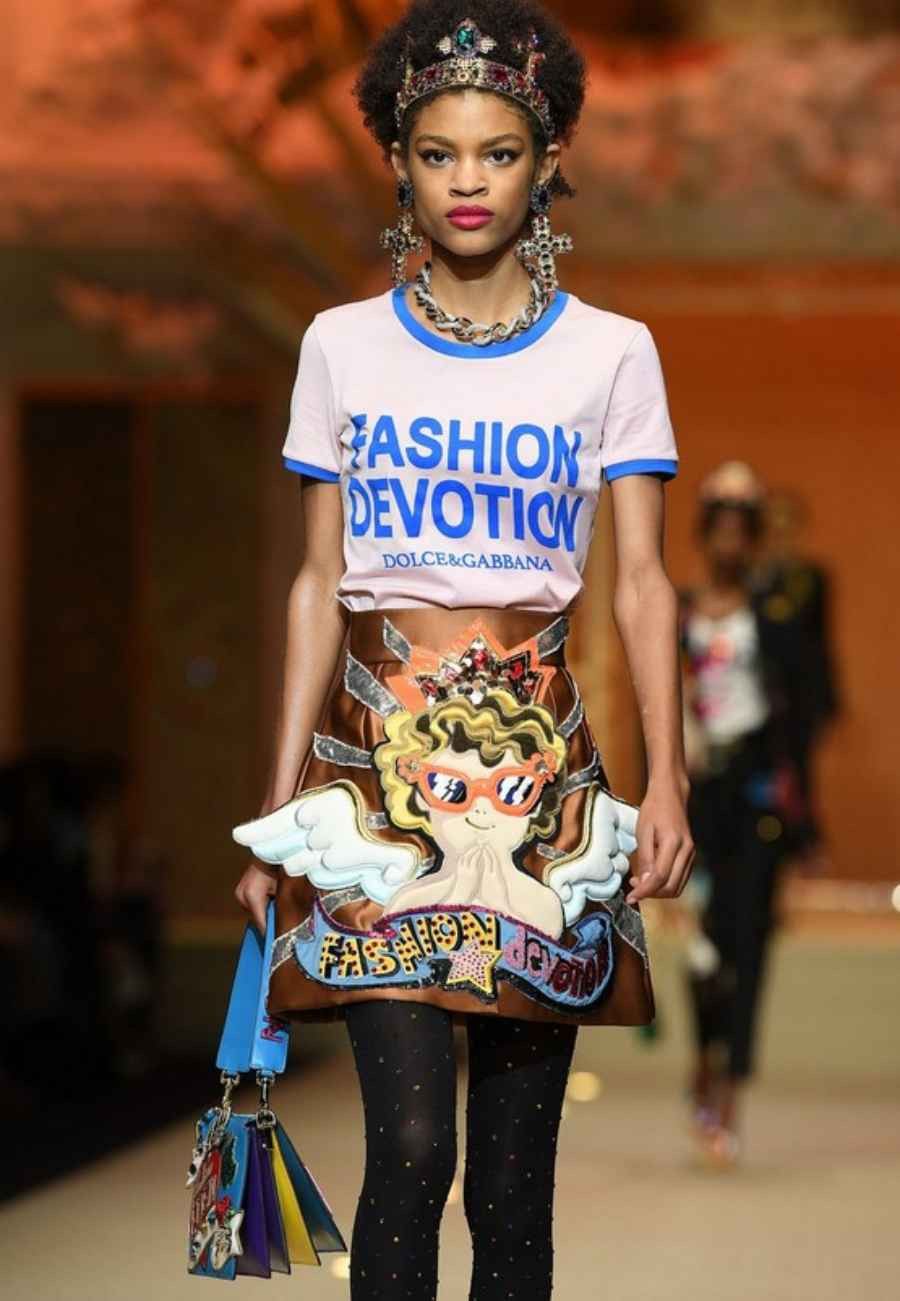 Dolce & Gabbana Dolce and Gabbana Runway 2018 F/W Fashion Devolution Skirt Size 27" / US 4 / IT 40 - 17 Thumbnail