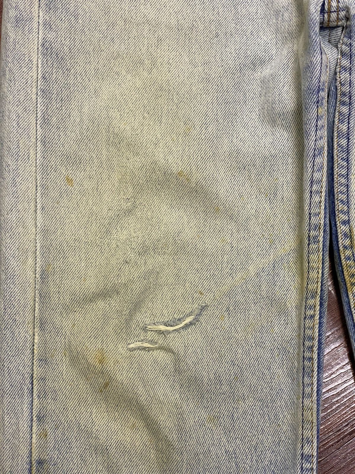 Levi's × Levi's Vintage Clothing Vintage Levis505 90s Faded Wash Distressed Loose Jeans Size US 32 / EU 48 - 6 Thumbnail