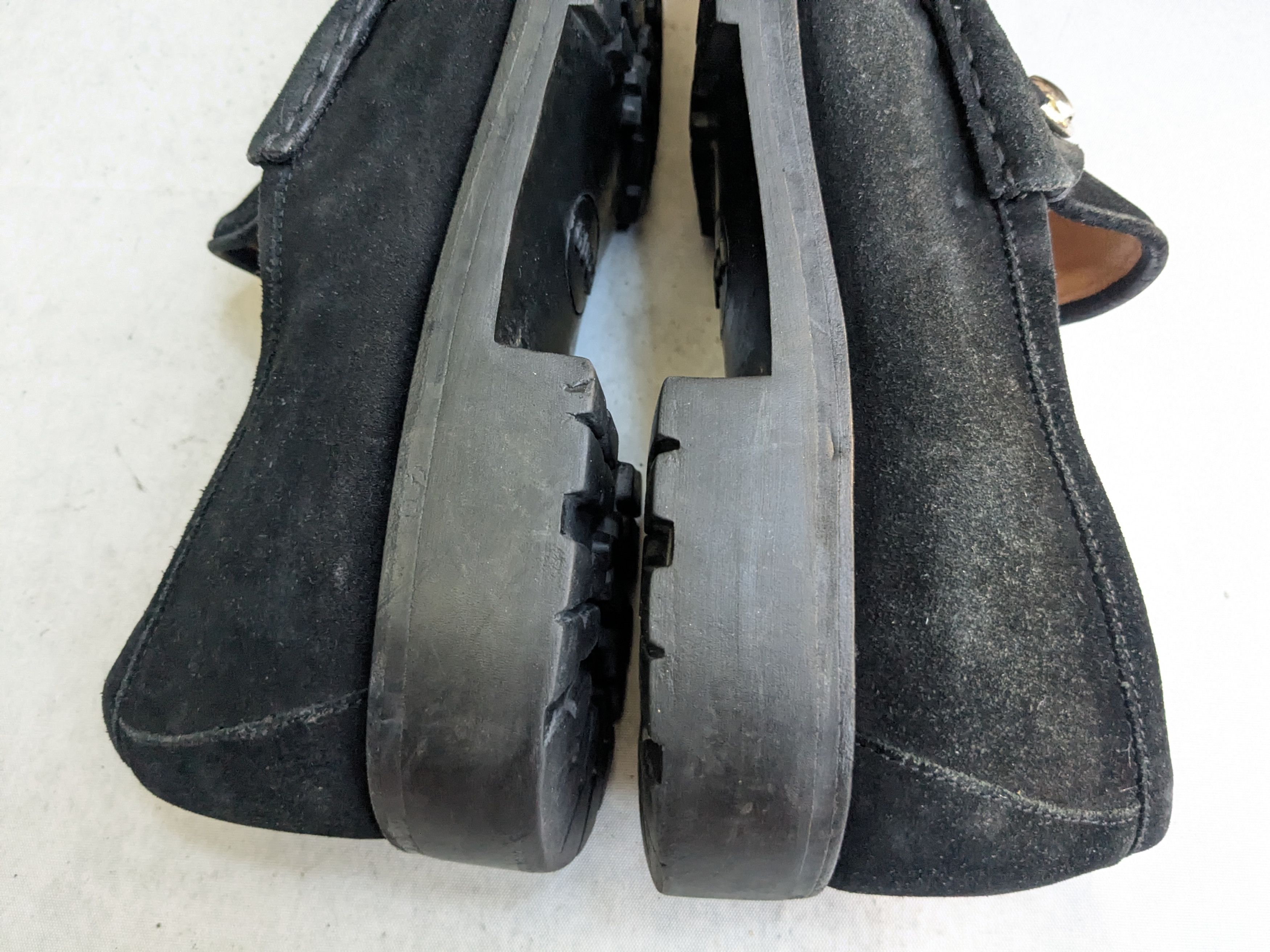 Gucci Gucci Horsebit Loafers Black Suede 9.5 Suede Leather Slip On Size US 9.5 / EU 42-43 - 11 Thumbnail