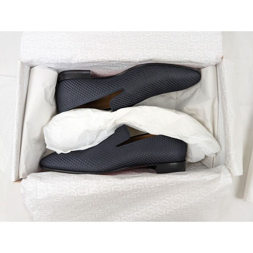 Christian Louboutin o1rshd1 Dandelion Flat Shoes in Navy Size US 8 / EU 41 - 17 Thumbnail