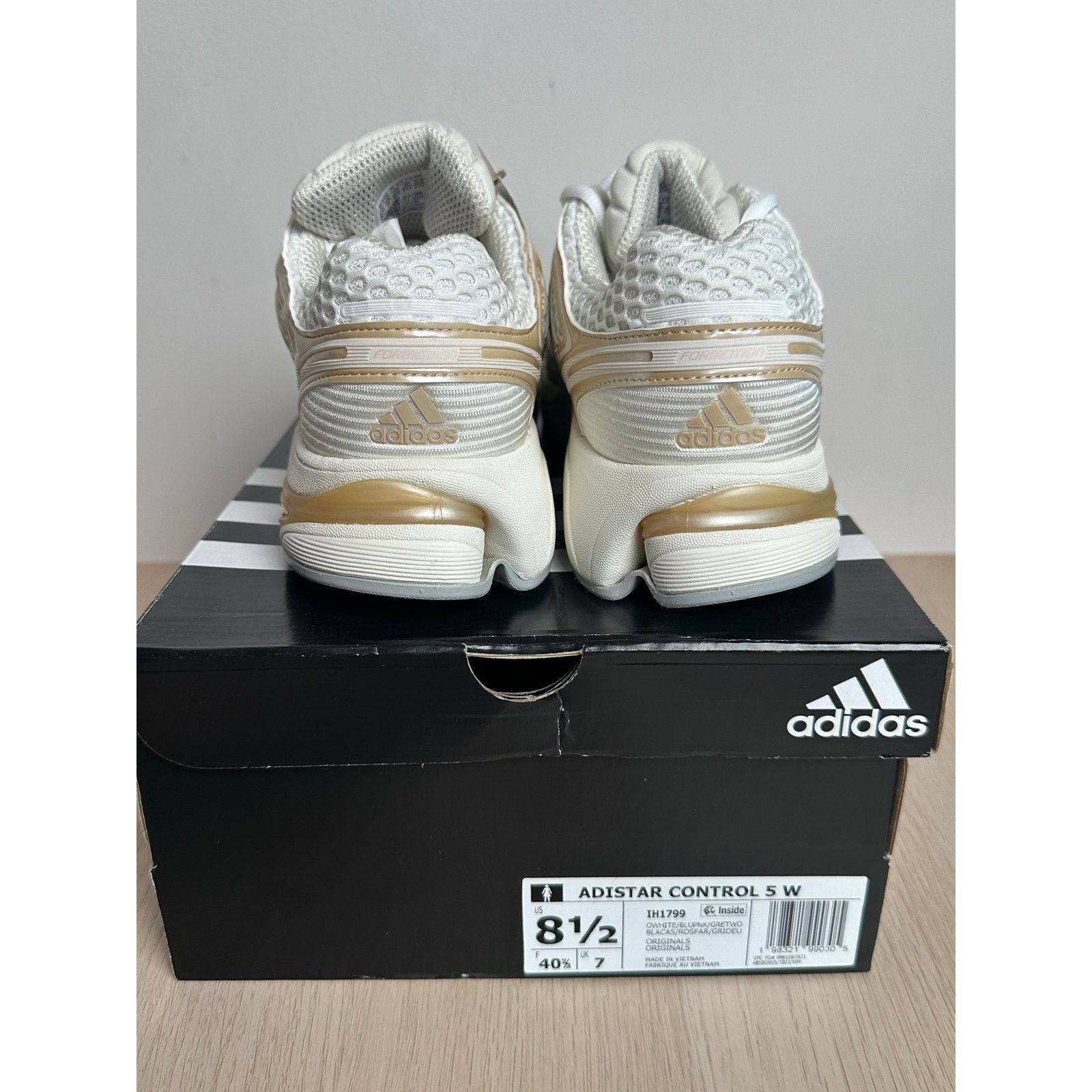 Adidas Adidas Adistar Control 5 White Sneakers Size 8.5W - New Size US 8.5 / IT 38.5 - 5 Thumbnail
