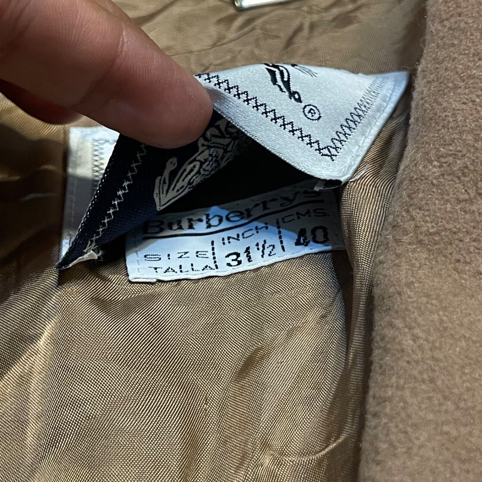 Burberry Vintage Burberry WINTER TRENCH coat VIRGIN wool CASHMERE Size S / US 4 / IT 40 - 13 Thumbnail