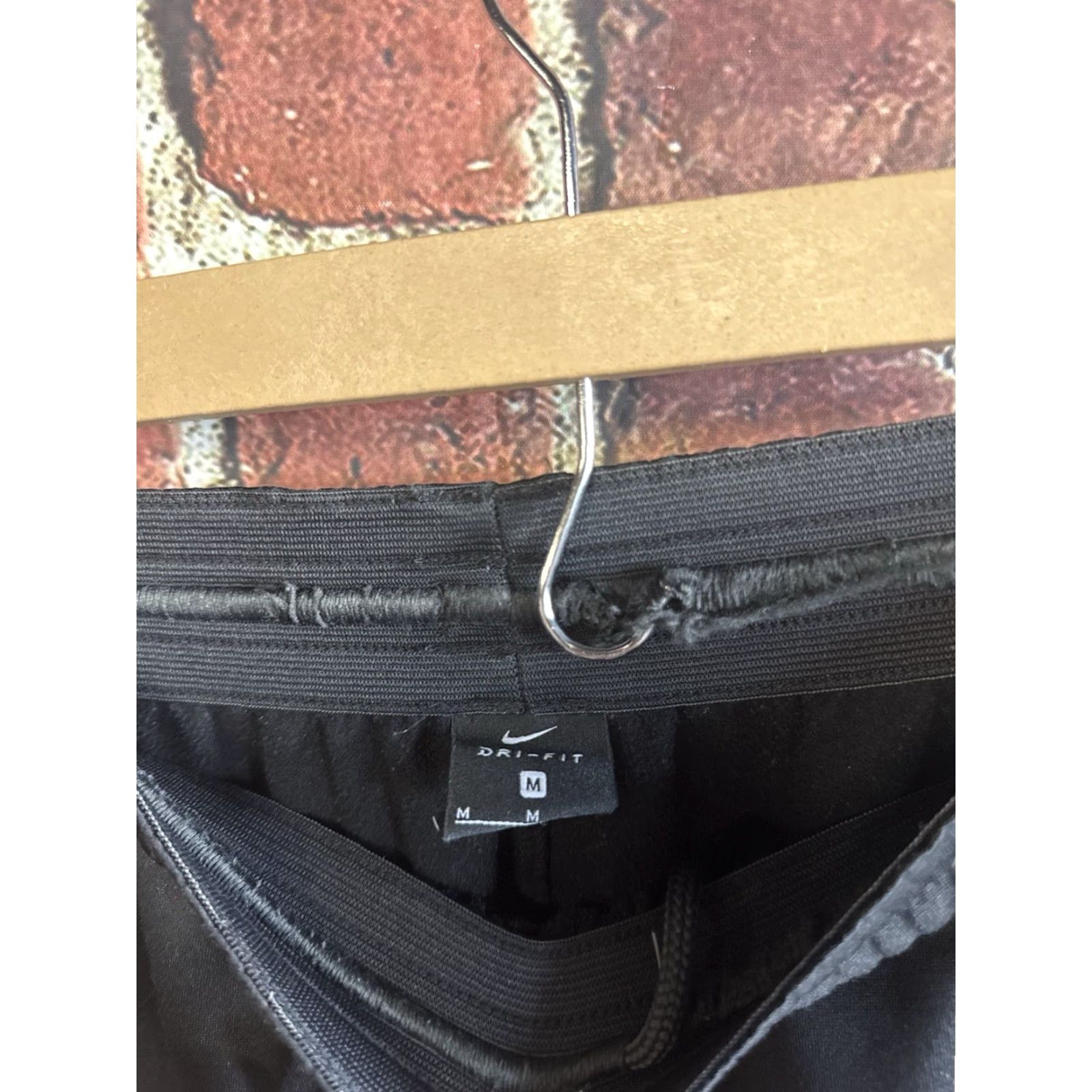 Nike Nike Mens Black Athletic Cargo Sweatpants Drawstring Size M Size US 31 - 3 Thumbnail