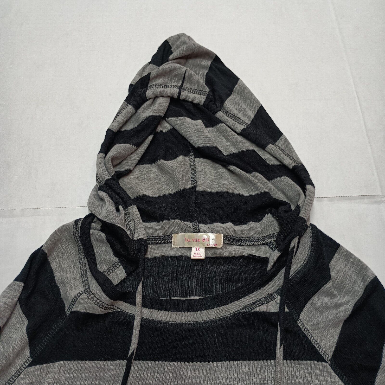 & Other Stories La vie 89 Relax Sweater Hoodie 1X Plus Size Black Gray Soft Size XL / US 12-14 / IT 48-50 - 4 Thumbnail