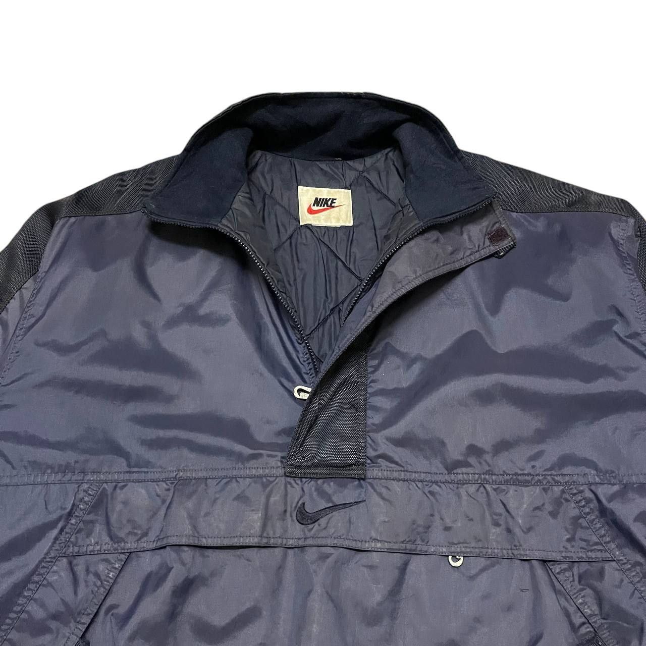 Nike Vintage 90’s Nike Big Swoosh Anorak Jacket Size US XXL / EU 58 / 5 - 10 Thumbnail