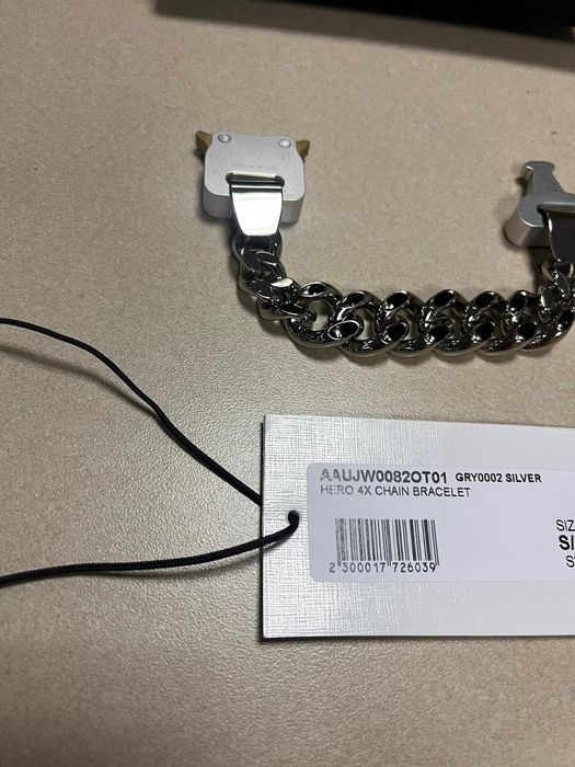 Alyx 4X Hero Chain Bracelet in Silver | Grailed