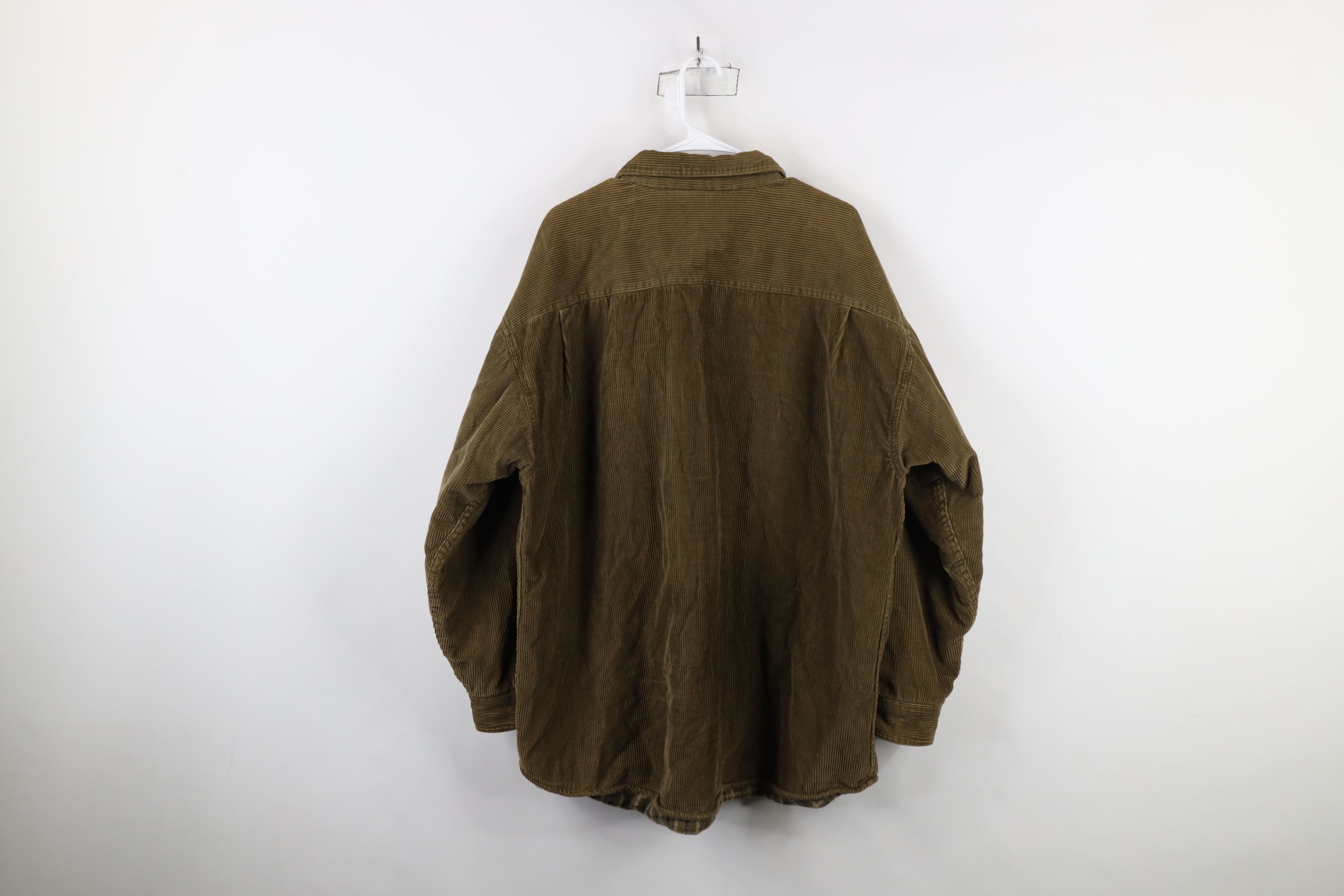 Vintage Vintage 90s Wolverine Boots Lined Corduroy Shirt Jacket Jac Size US XXL / EU 58 / 5 - 11 Thumbnail