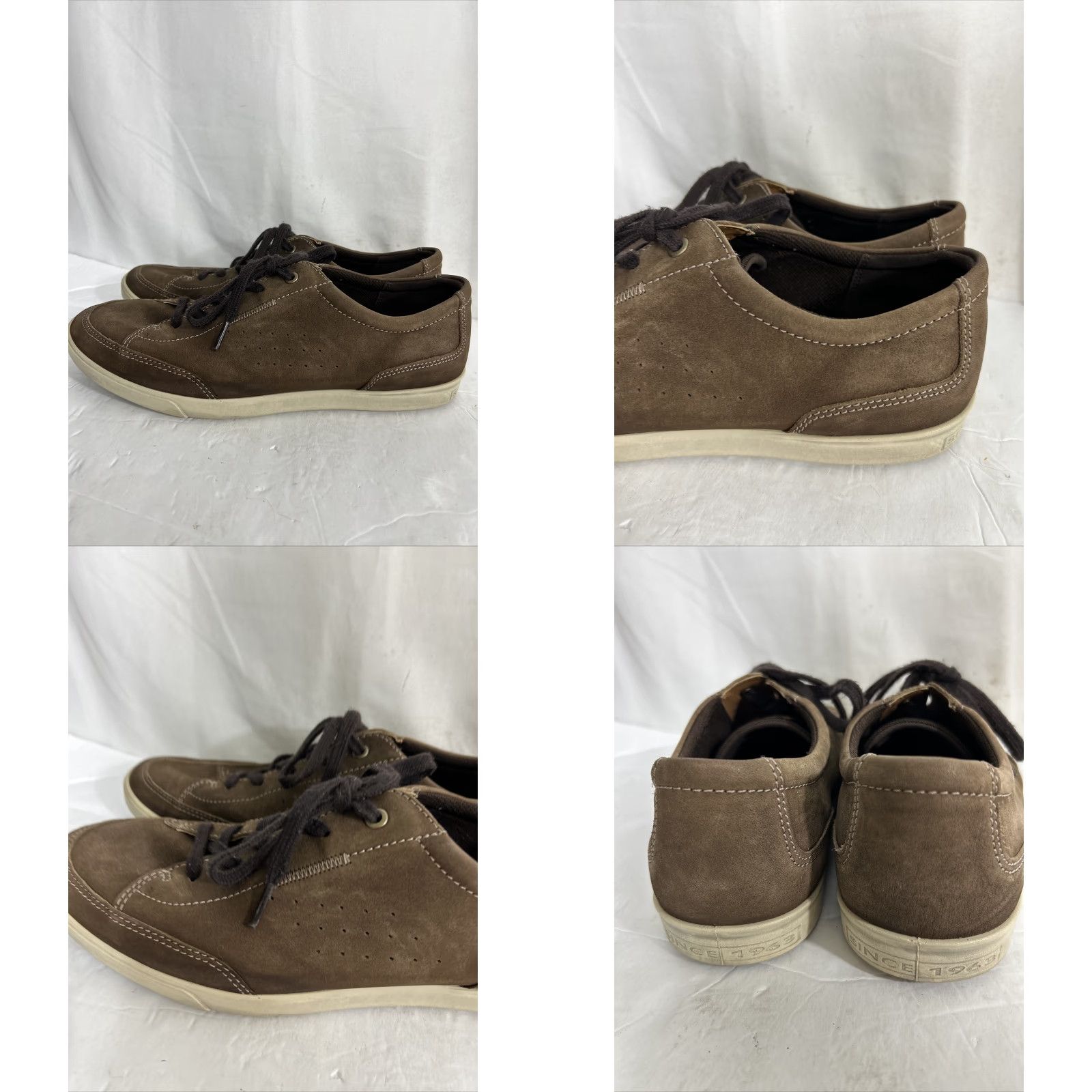 Ecco ECCO Danish Design Sneaker Shoes Brown Leather Size 44/US 10 Men Casual Lace Up Designer Shoes Size US M / EU 48-50 / 2 - 8 Thumbnail