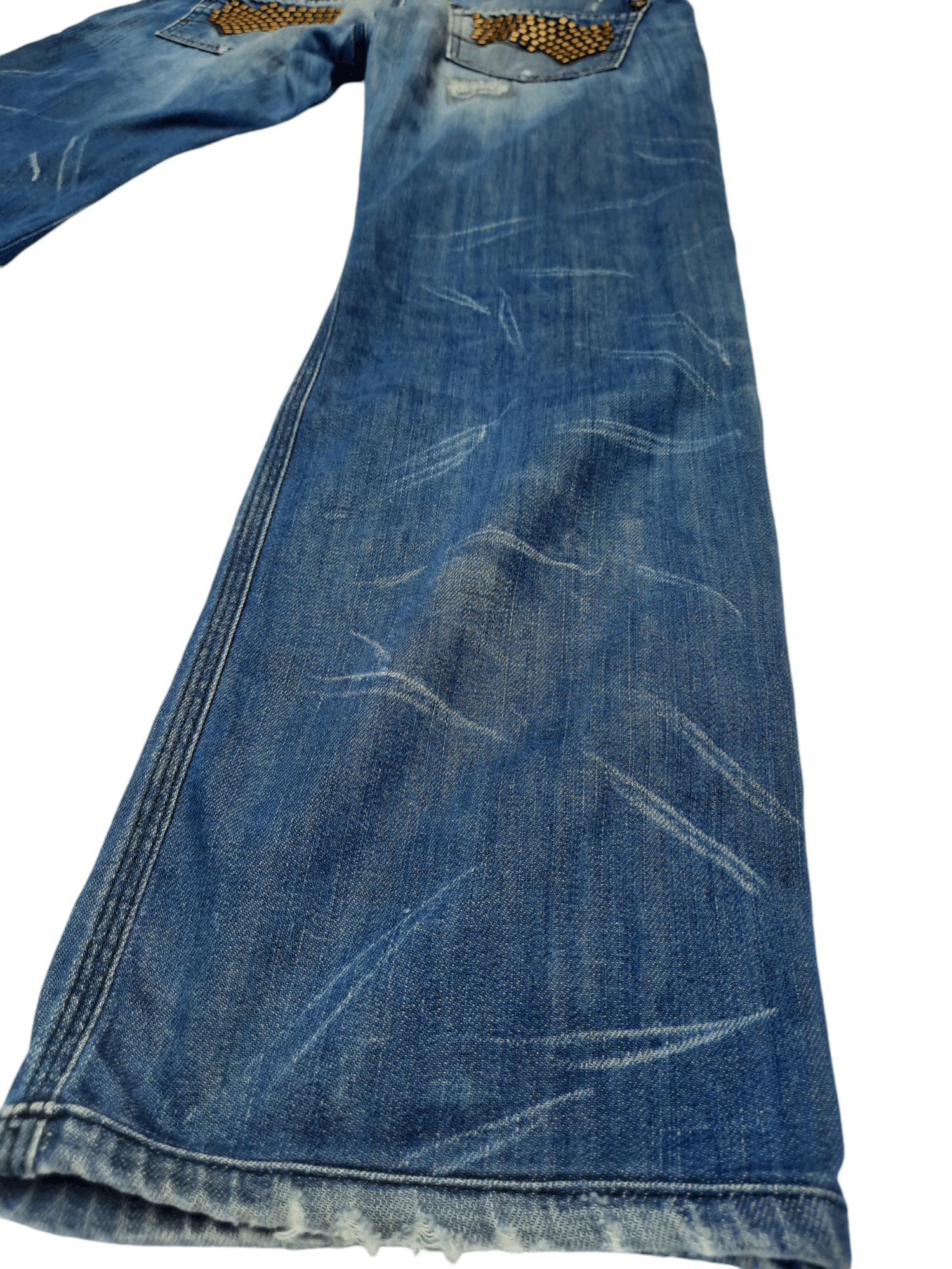 Diesel "DIESEL" distressed denim Size US 29 - 5 Thumbnail