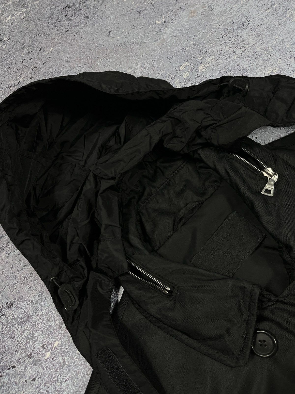 Prada Luxury Very Rare Vintage Prada Zip Nylon Coat Trench Jacket Size M / US 6-8 / IT 42-44 - 13 Thumbnail