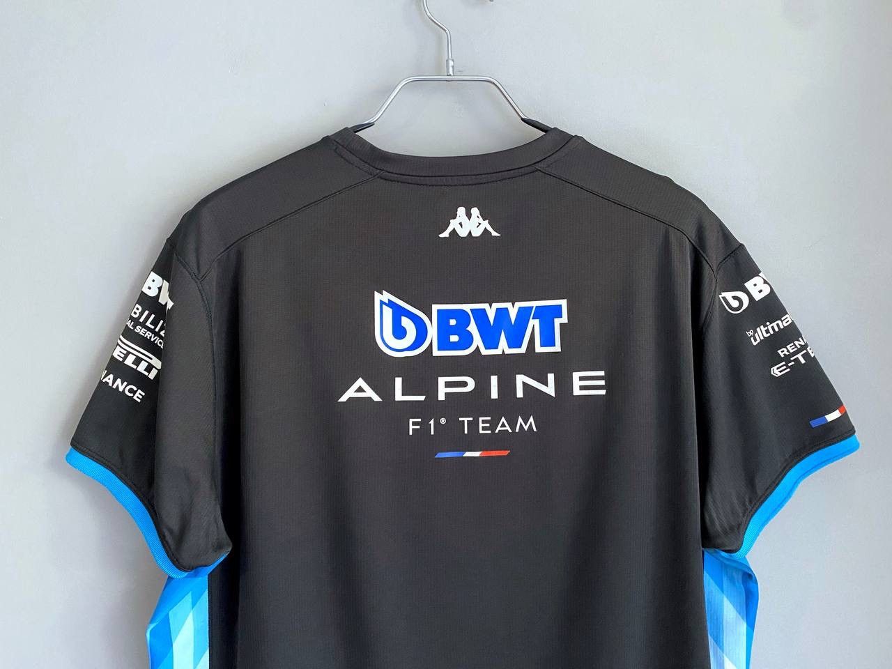 Kappa Alpine Formula 1 Team Racing T-Shirt, Unisex Mens M, Wmns XL Size US XL / EU 56 / 4 - 6 Thumbnail