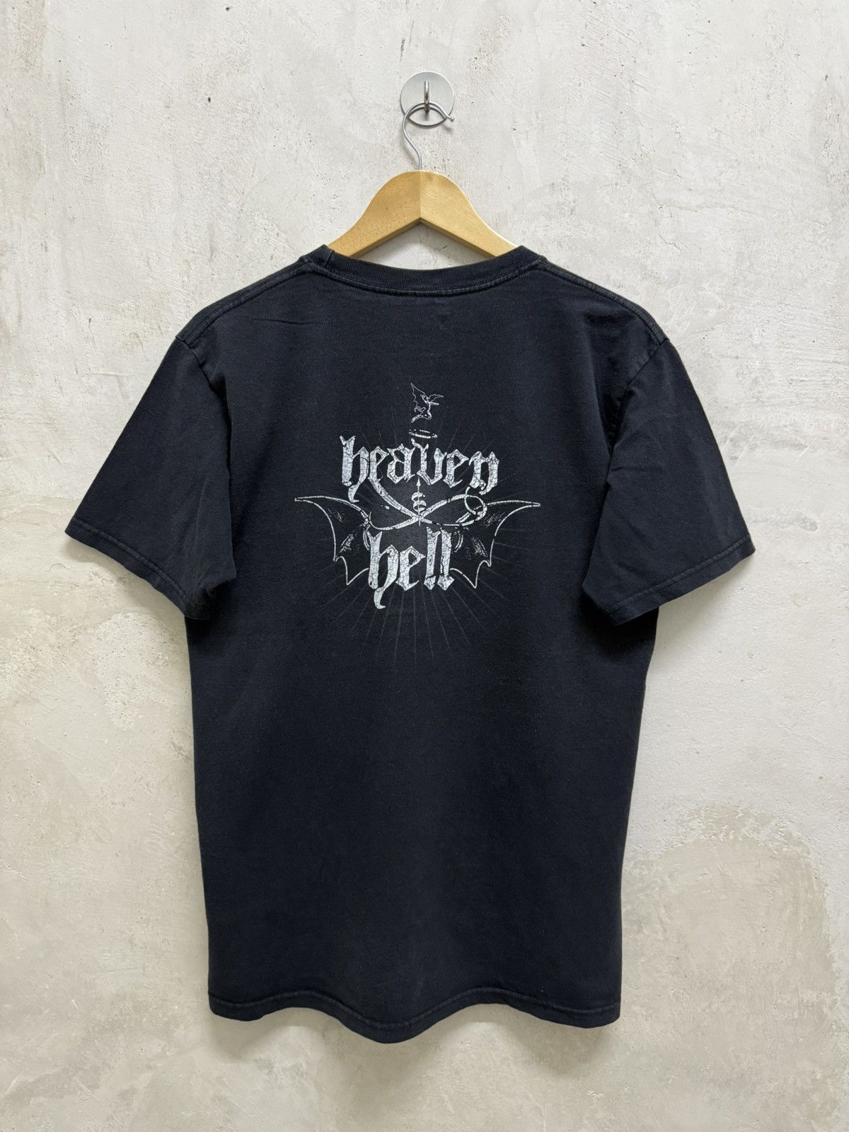 Band Tees 2000s Faded Black Sabbath Heaven and Hell Shirt Size US M / EU 48-50 / 2 - 3 Thumbnail