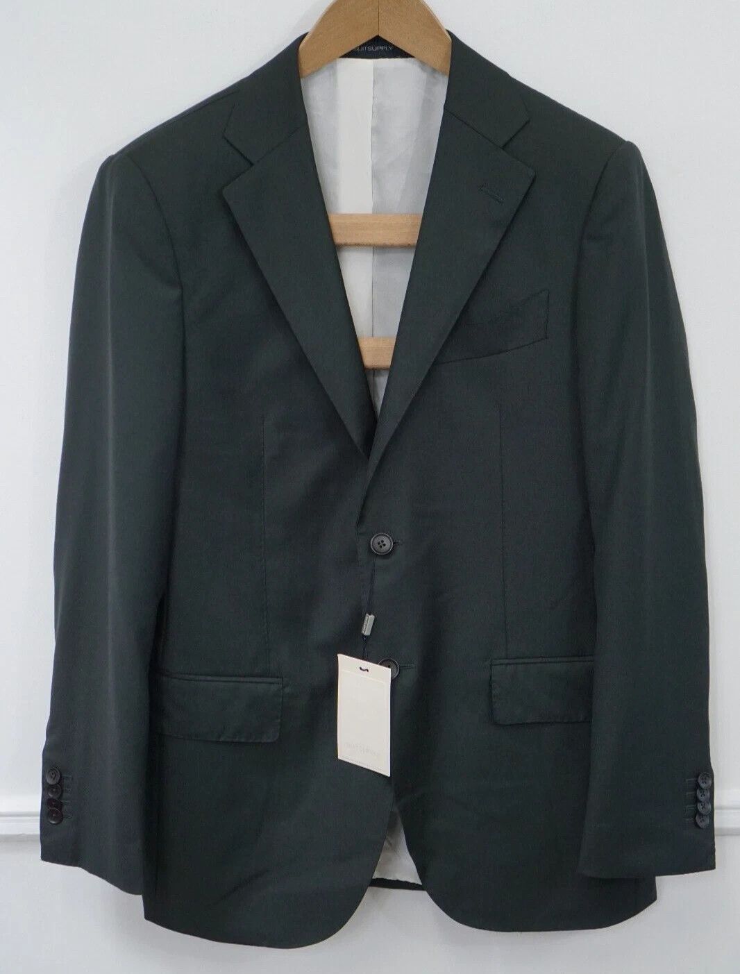 Suitsupply Men Suitsupply Blazer Lazio Green Pure Wool S110 UK/US42 Size 42R - 1 Thumbnail