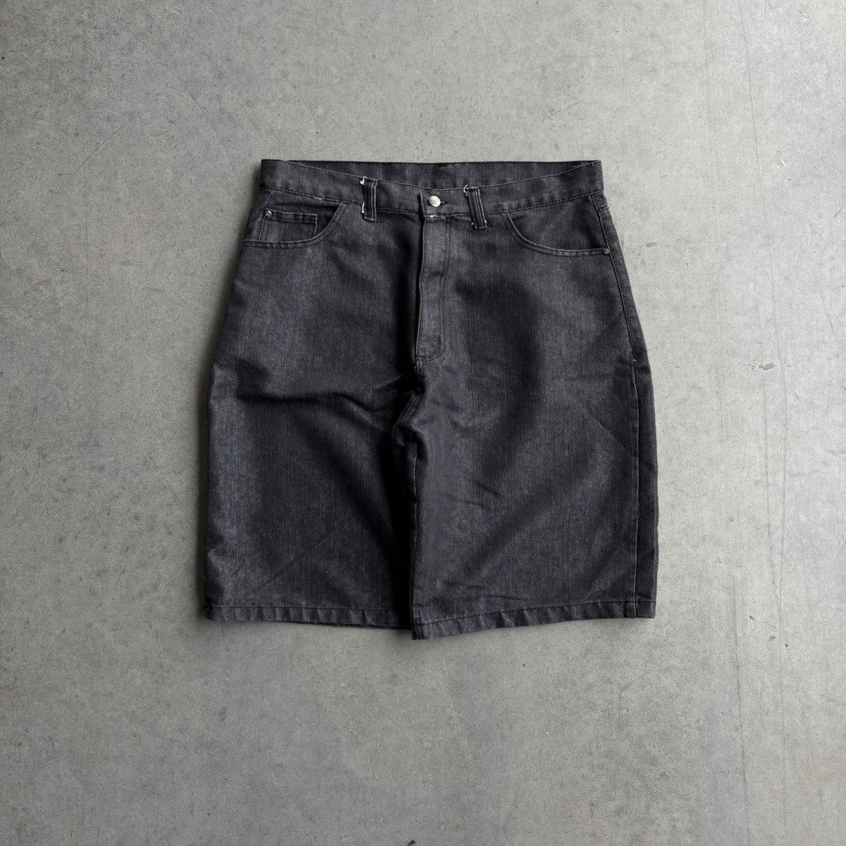 Brooklyn Xpress × Vintage Y2K Baggy Black Brooklyn Xpress Style Jorts Shorts 38 Size US 38 / EU 54 - 2 Thumbnail