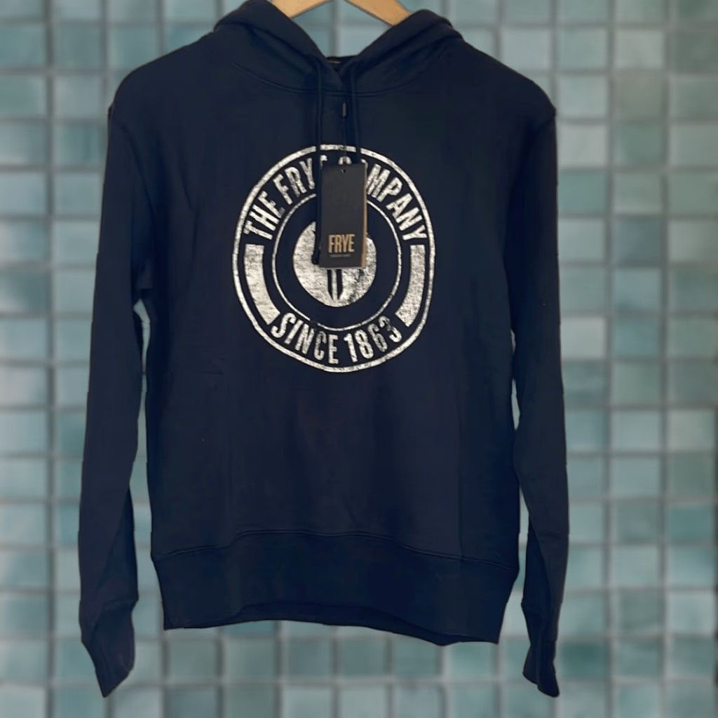 Frye VINTAGE? (No) The Frye Company Circle Logo Black Hoodie Women XS New with tags Size XS / US 0-2 / IT 36-38 - 1 Thumbnail
