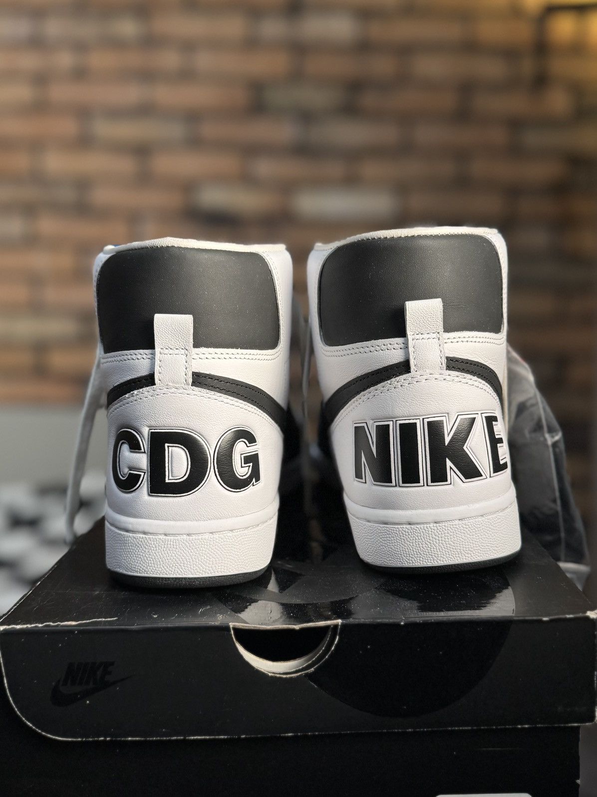 Comme des Garcons Homme Plus × Nike CDG NIKE DOVER STREET MARKET DSM TERMINATOR LEATHER SNEAKERS Size US 9.5 / EU 42-43 - 1 Thumbnail