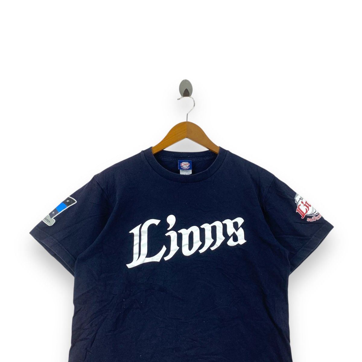 Vintage Vintage SAITAMA SEIBU LIONS Baseball Kuriyama Tee Shirt Size US L / EU 52-54 / 3 - 2 Thumbnail