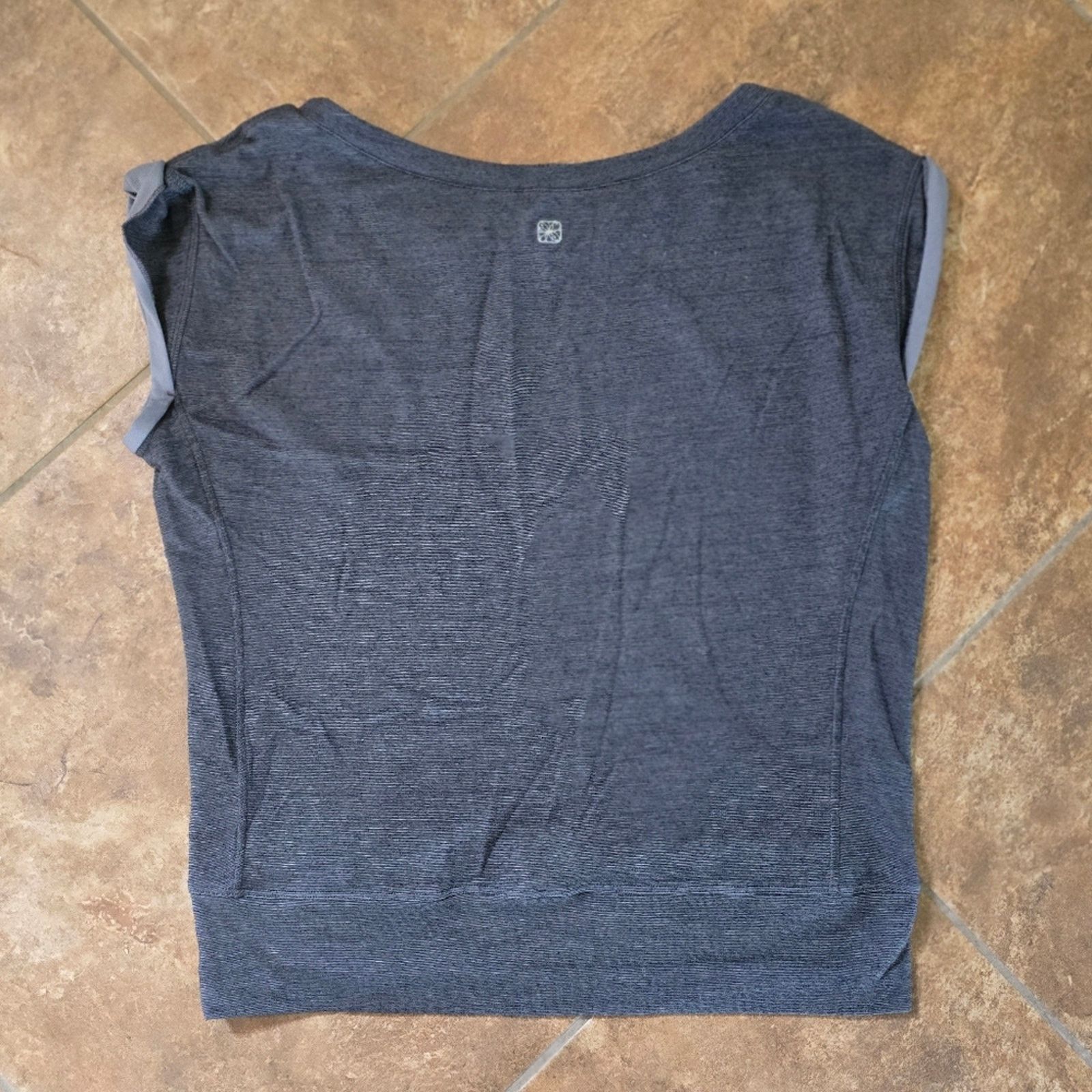 Other Grey Stripe Detailed Rolled Sleeve Size L / US 10 / IT 46 - 2 Thumbnail