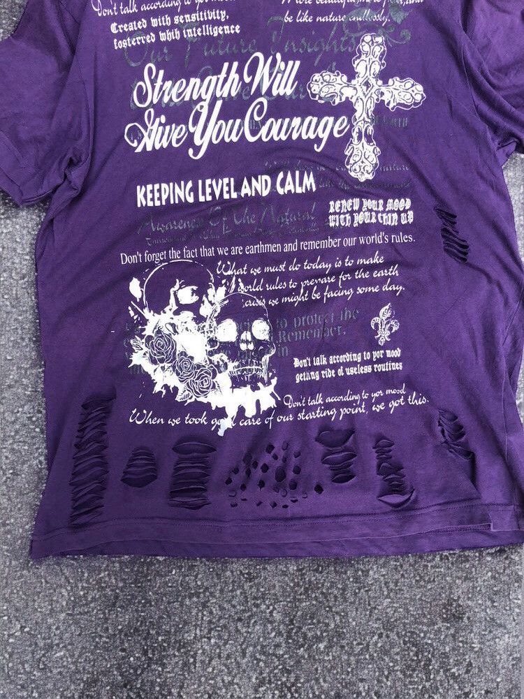 If Six Was Nine × Japanese Brand × Le Grande Bleu (L.G.B.) Japanese - Beaumont Carr Poem T-Shirt Distressed Grunge Punk Size US M / EU 48-50 / 2 - 3 Thumbnail