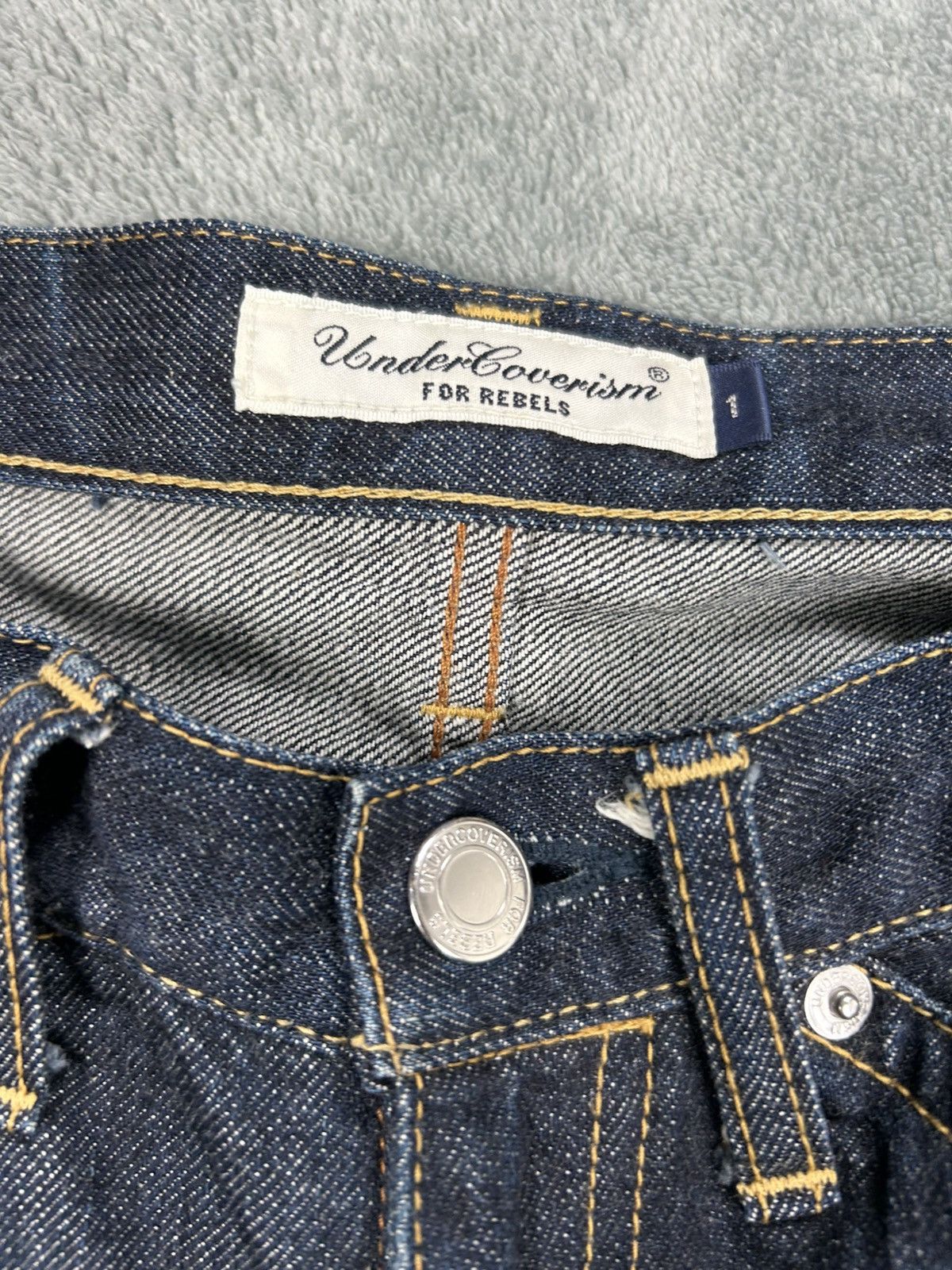Undercover Undercover SS08 Summer Madnes”Lightning Bolt Fringe Jeans142 Size US 26 / EU 42 - 6 Thumbnail