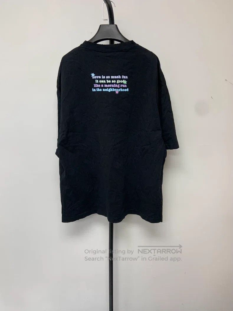 Balenciaga Balenciaga Alphabet Printed Short Sleeve T-Shirt (Women's, Size L / US 10 / IT 46 - 2 Thumbnail