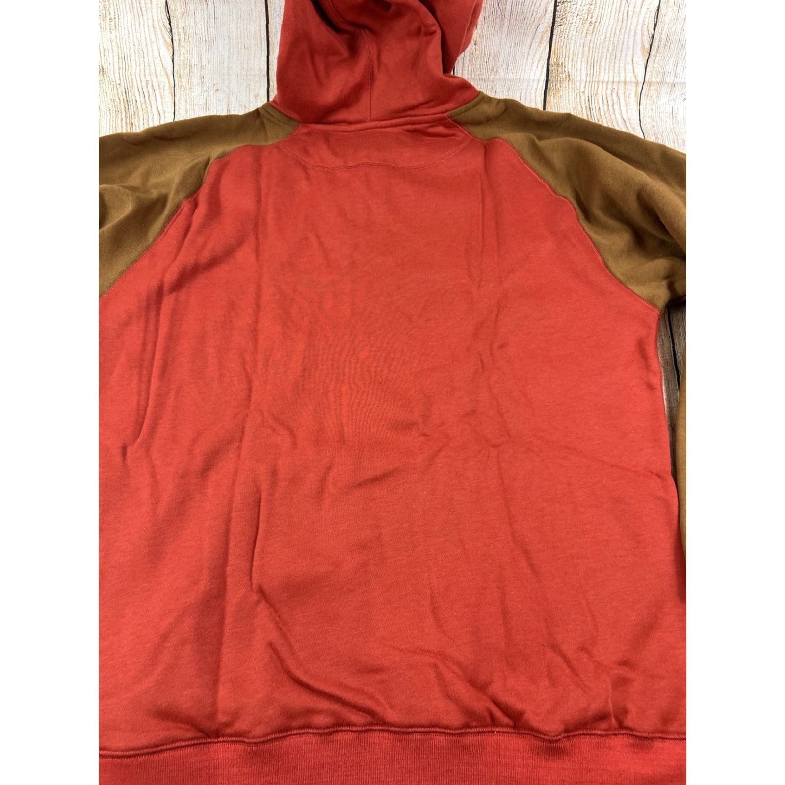 Vintage Kimes Ranch Women’s Western Amigo Hoodie NWT Burnt Red & Brown Size 2XL Size XXL / US 16-18 / IT 52-54 - 8 Thumbnail