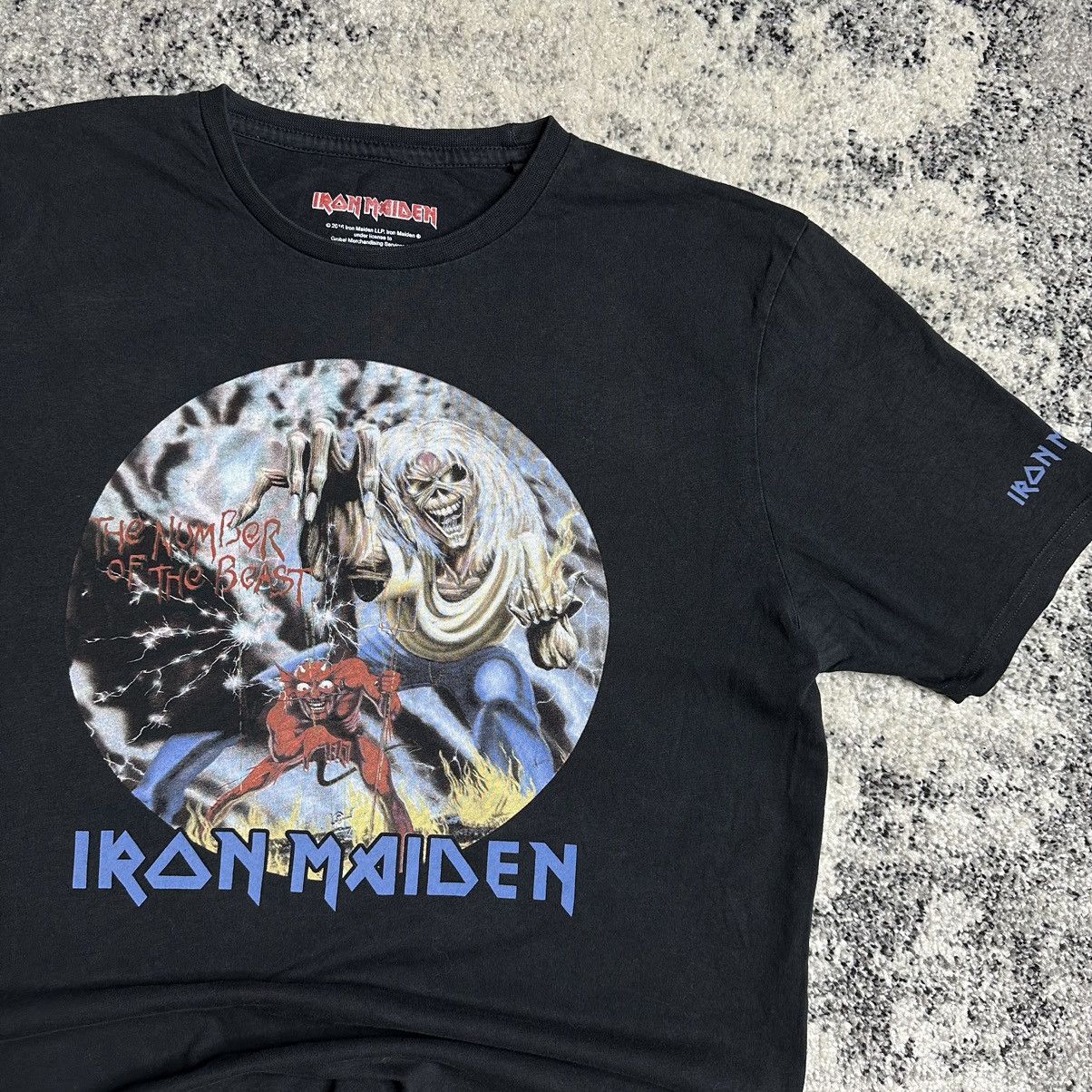Iron Maiden Iron Maiden Vintage StreetWear Band Tees rare y2k Rock Size US M / EU 48-50 / 2 - 2 Thumbnail