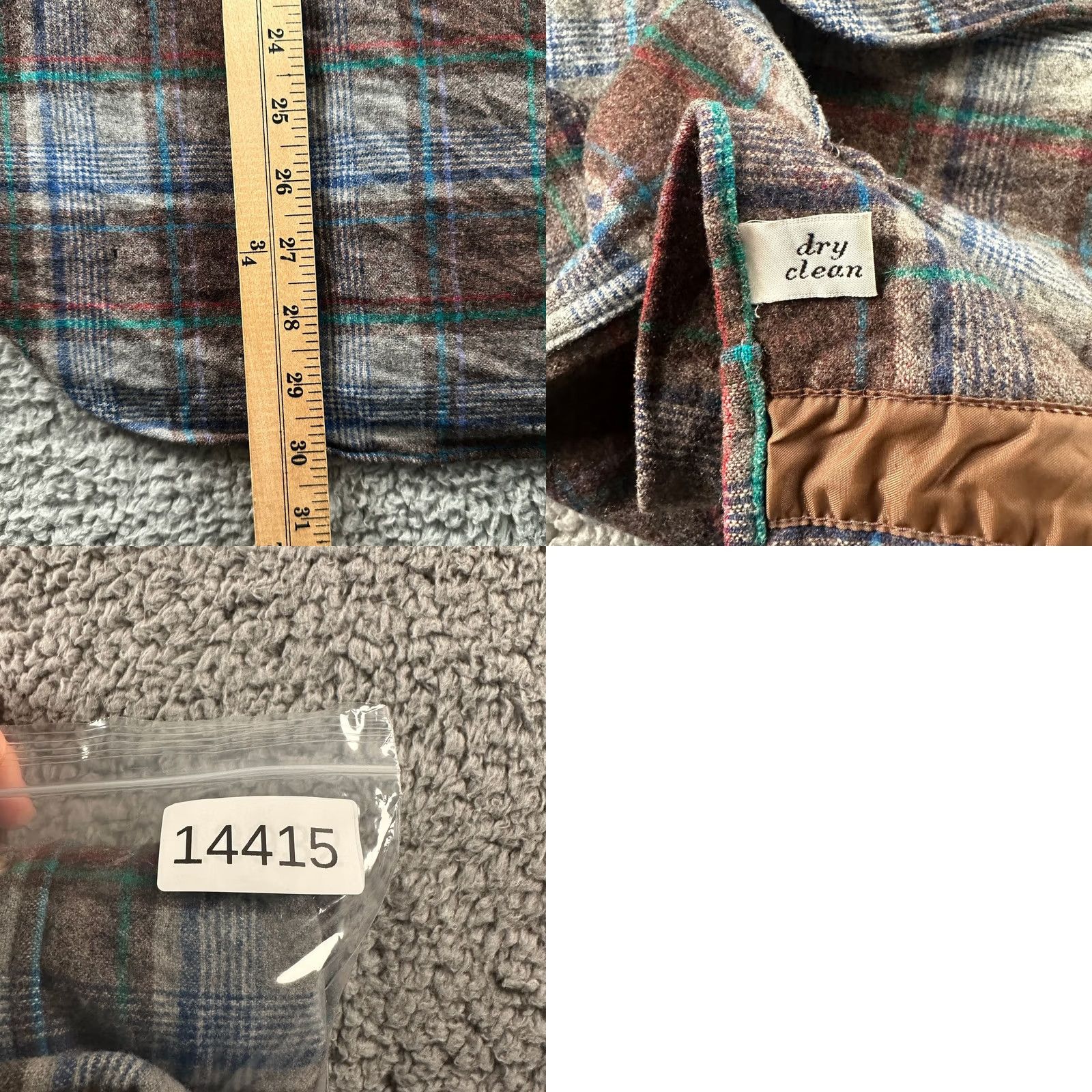 Pendleton VINTAGE Pendleton Shirt Mens M Brown Gray Plaid Wool USA Button-Up 70s Size US M / EU 48-50 / 2 - 9 Thumbnail