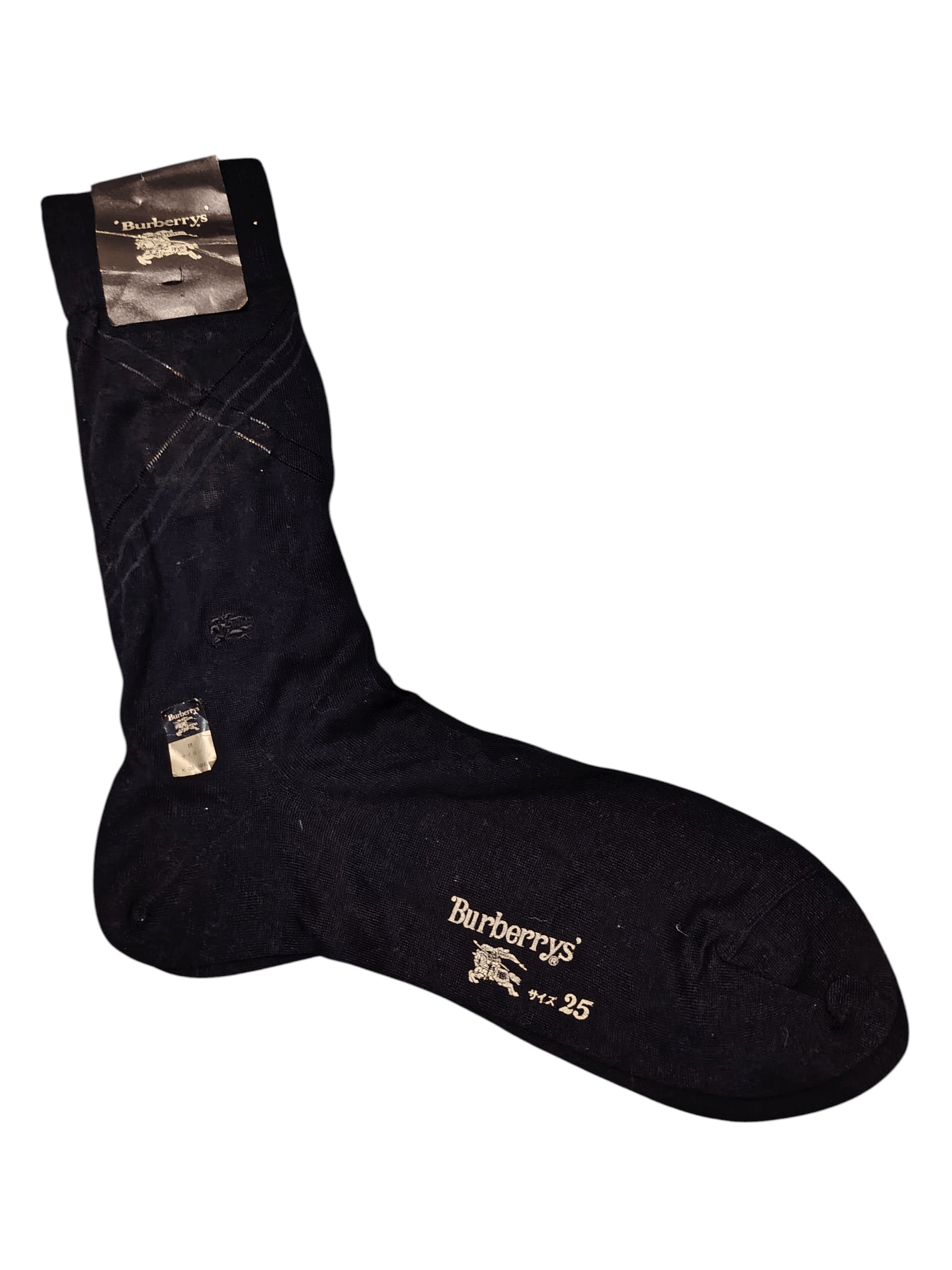 Burberry Burberrys soft socks dark blue Size ONE SIZE - 1 Thumbnail