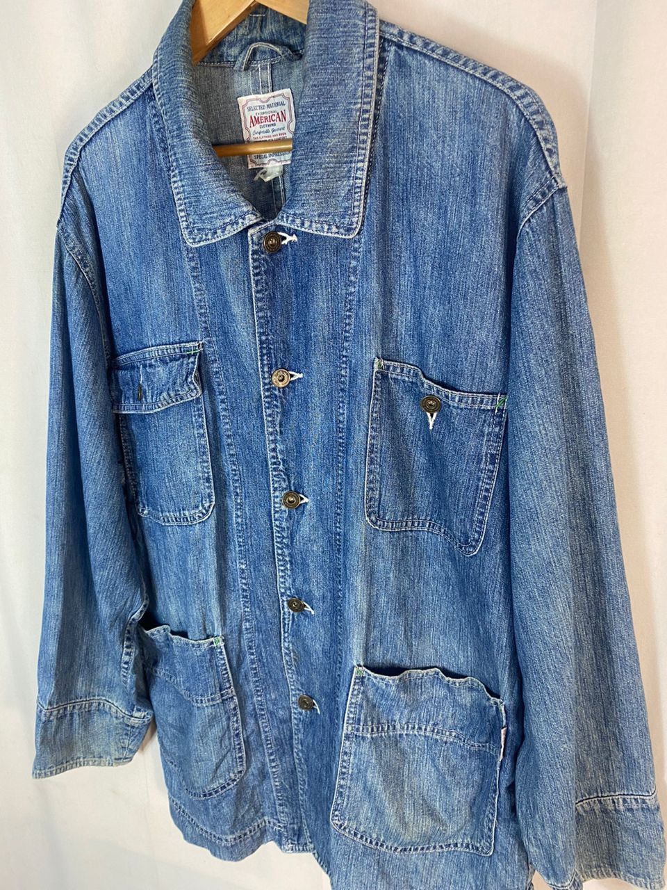Other Vintage chore button up denim jacket by pract studio Size US L / EU 52-54 / 3 - 2 Thumbnail