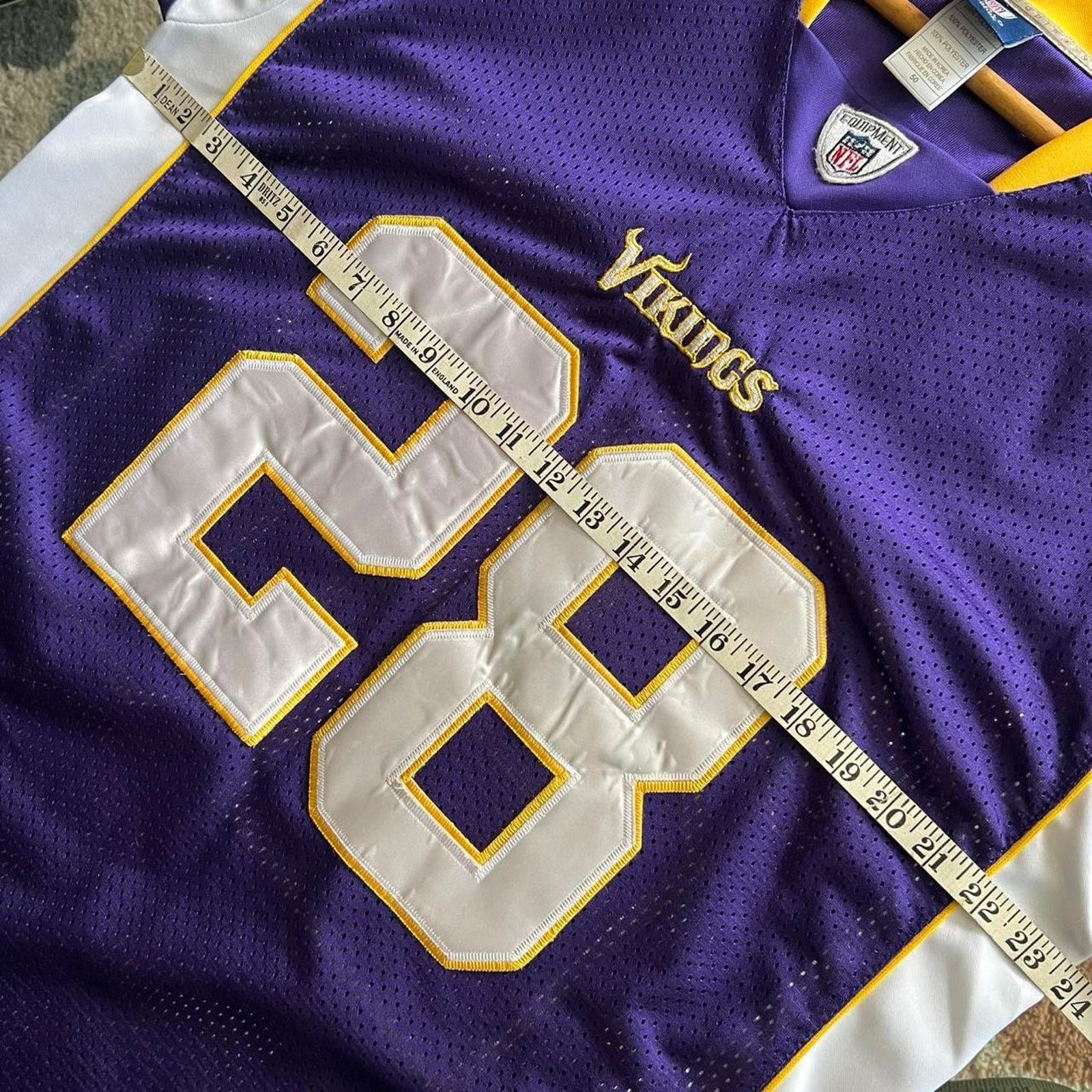 Reebok Y2K Adrian Peterson Vikings Jersey | Reebok | Size 50 Size US L / EU 52-54 / 3 - 16 Thumbnail
