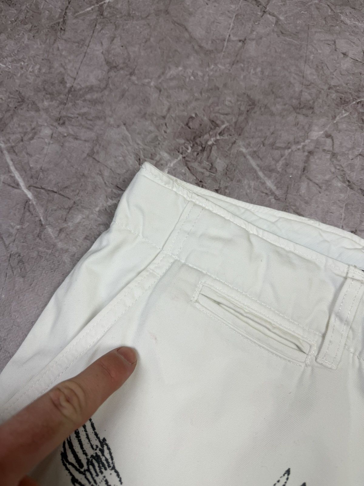 Polo Ralph Lauren VTG Style Polo Ralph Lauren Boxing Club Shorts White Size US 34 / EU 50 - 6 Thumbnail