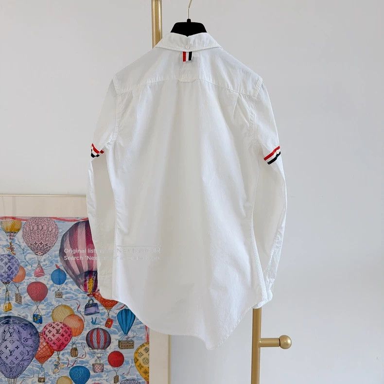 Thom Browne Thom Browne White Shirt Size 40 3 Size M / US 6-8 / IT 42-44 - 2 Thumbnail