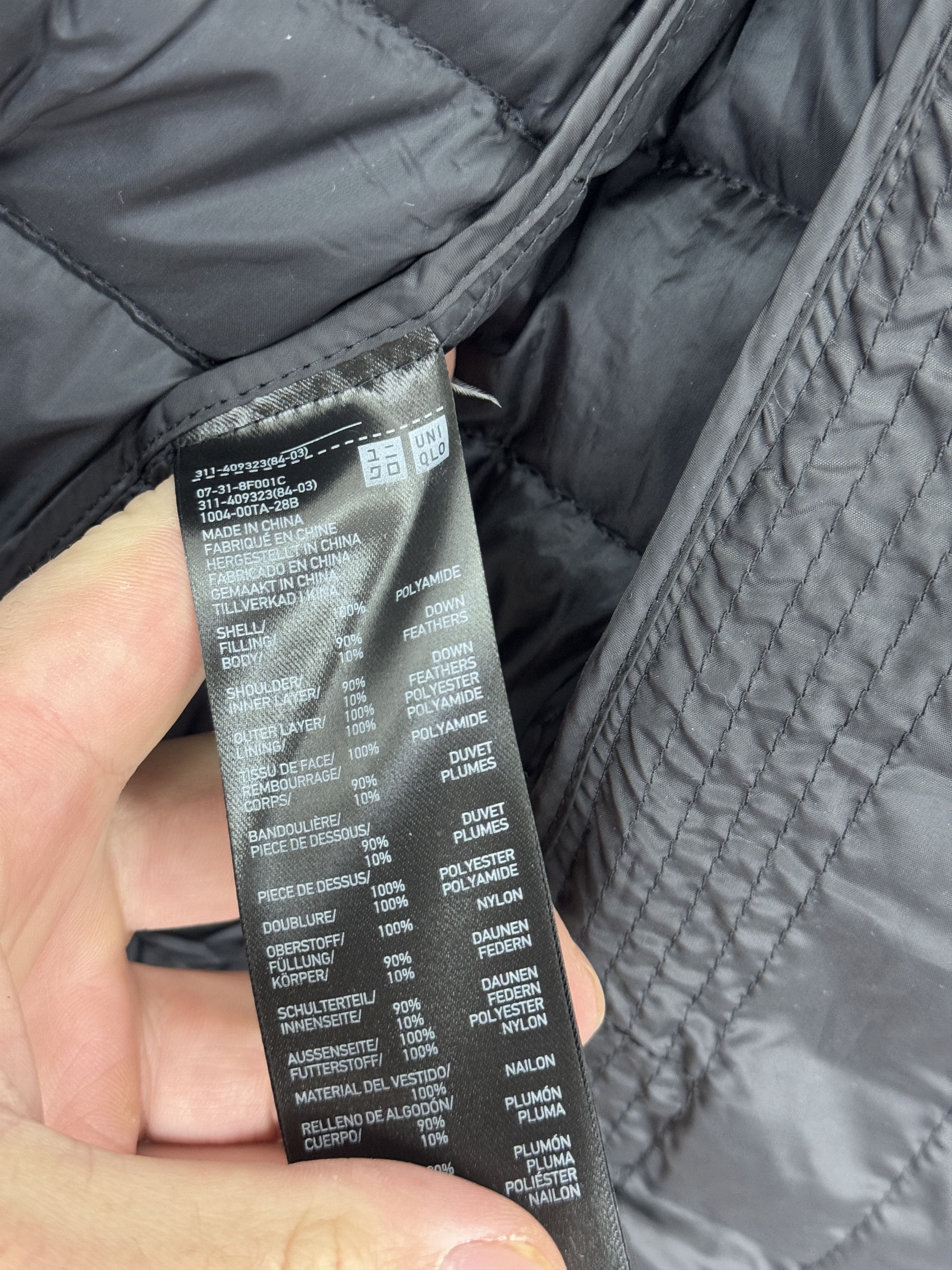 Uniqlo UNIQLO Nylon Ultra Light Puffer Down Black Jacket Size US S / EU 44-46 / 1 - 6 Thumbnail