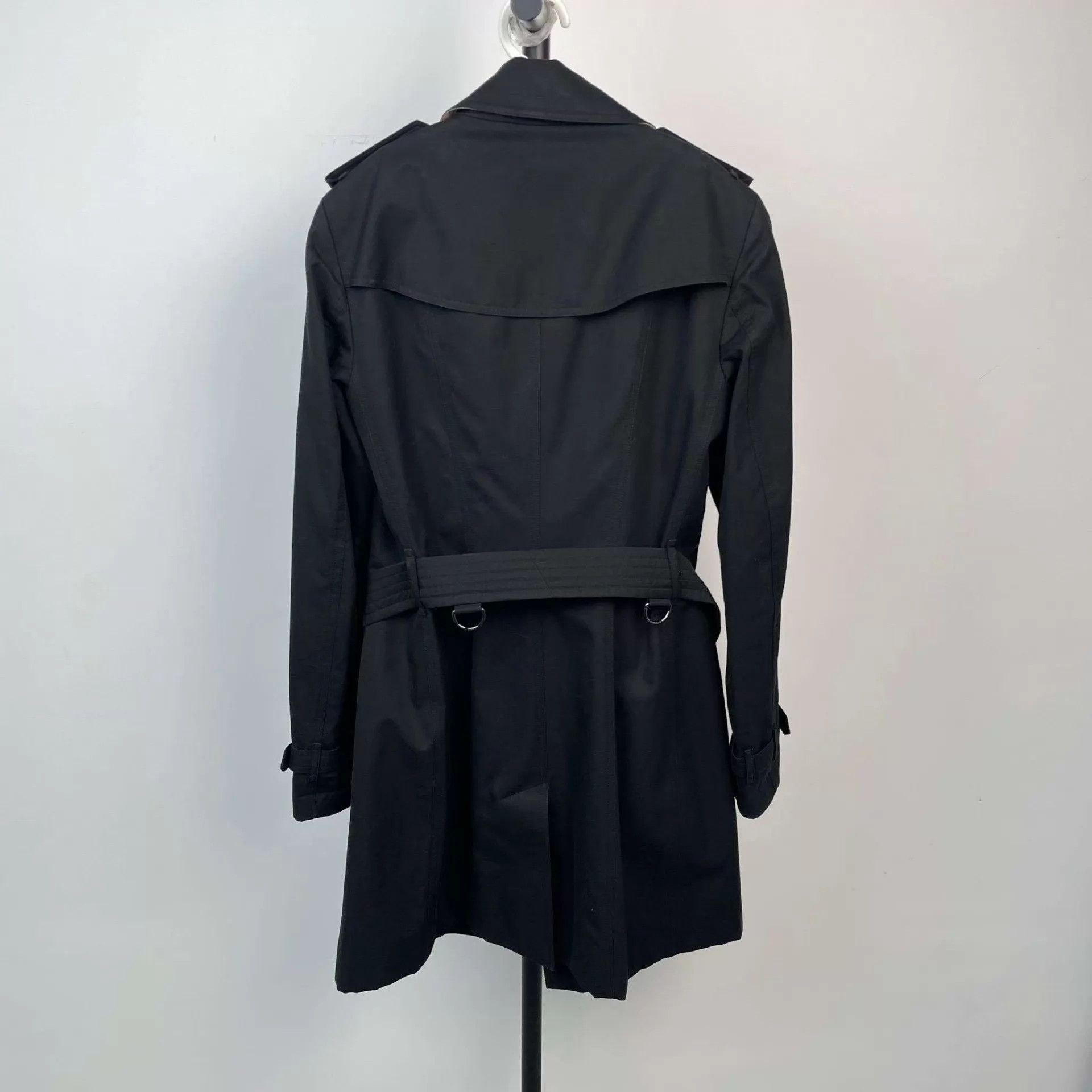 Burberry Burberry Long Trench Coat Black Size M / US 6-8 / IT 42-44 - 2 Thumbnail