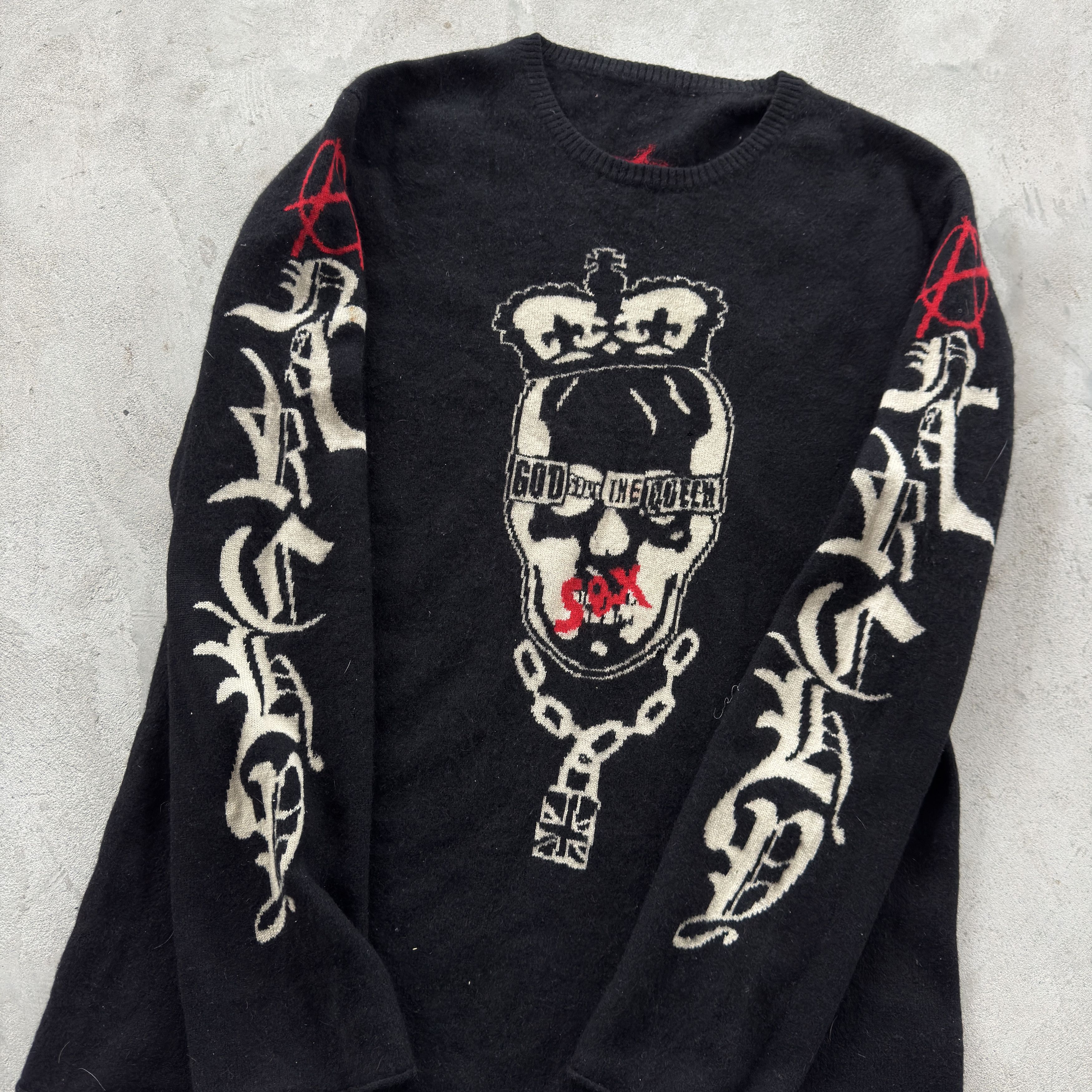 A&G Rock A&G Rock Amal Guessous Harajuku Queen Cashmere Sweater Size US XL / EU 56 / 4 - 6 Thumbnail