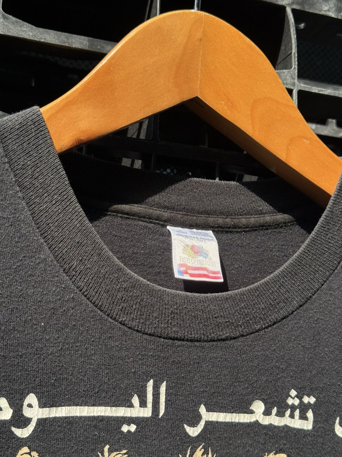 Vintage 💥Vintage How Are You Feeling Today 90s Arabic Funny T-Shirt Size US L / EU 52-54 / 3 - 2 Thumbnail