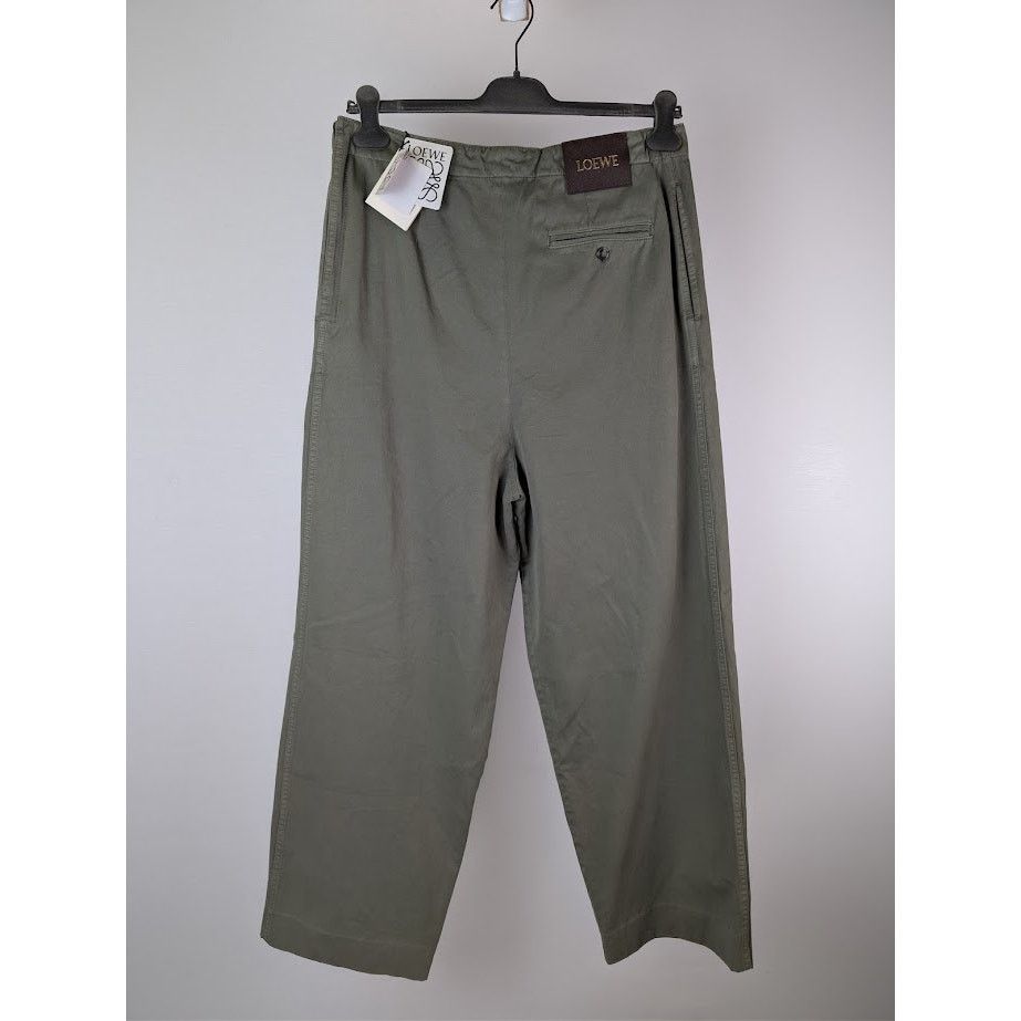 Loewe o1rshd1 Belted Trousers in Khaki Size US 32 / EU 48 - 16 Thumbnail