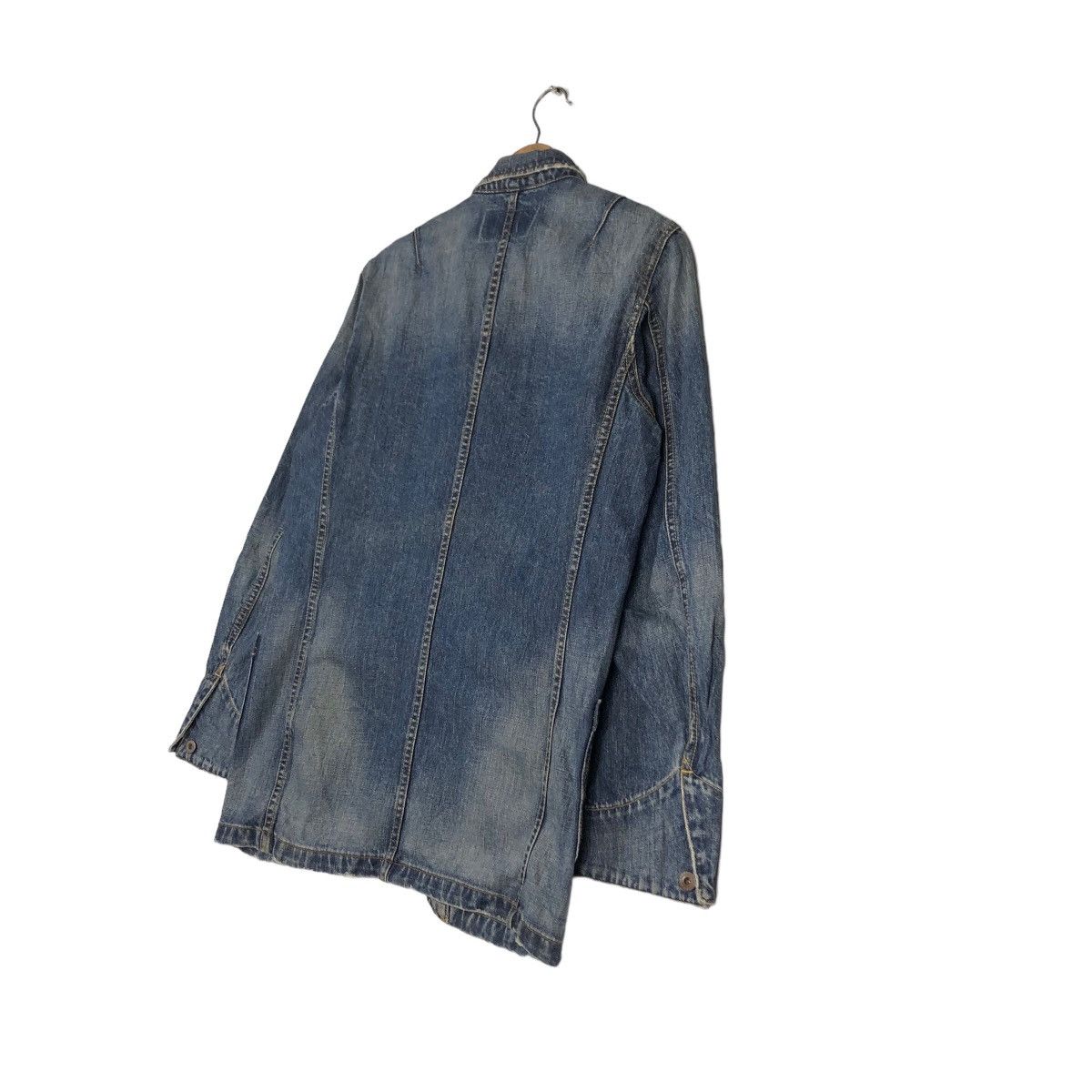 Levi's 🔥Vintage Chore Biker Denim Jacket Levi’s Big Pocket Size US M / EU 48-50 / 2 - 10 Thumbnail
