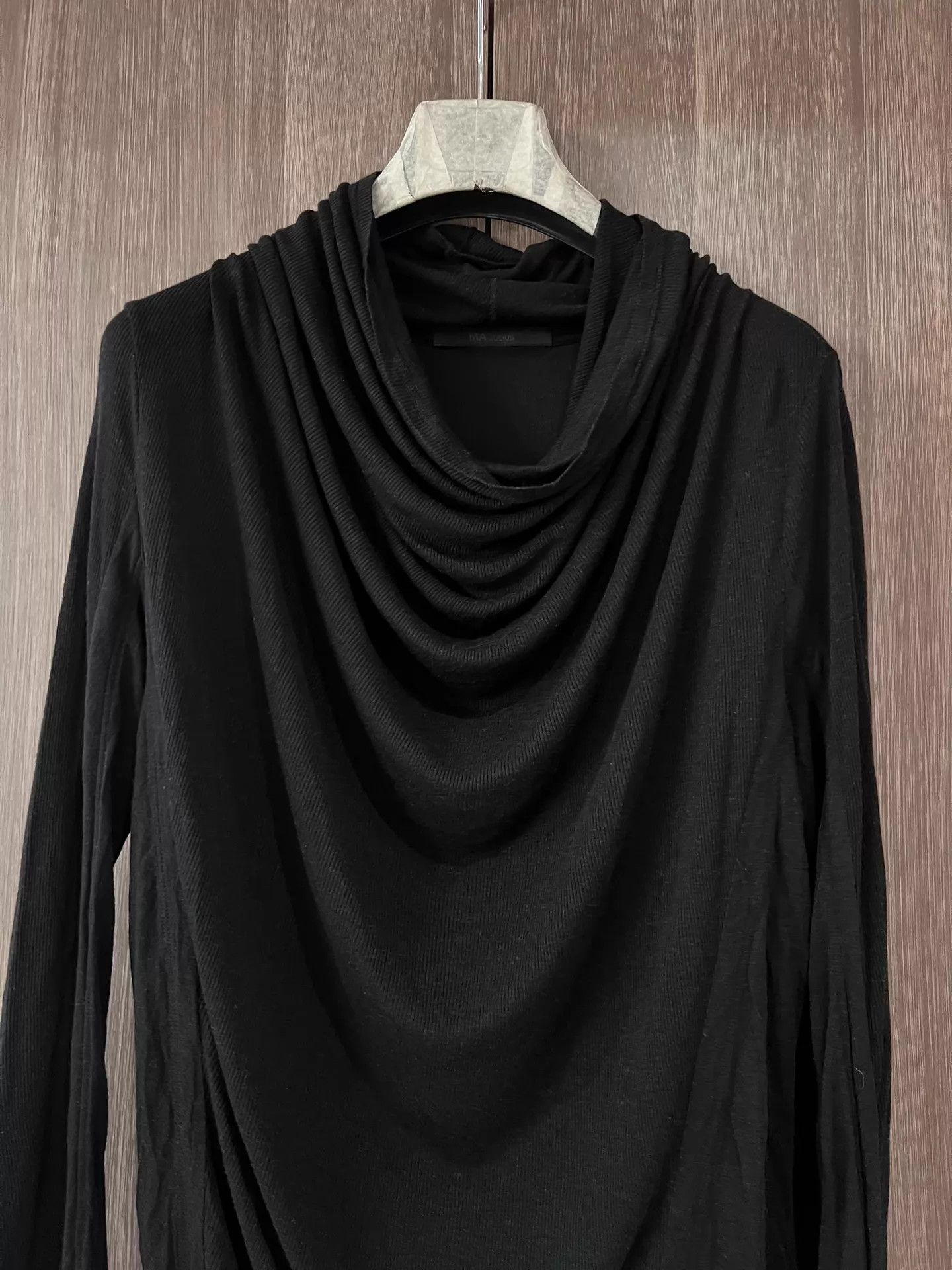 Julius Julius 12AW Stacked Draped Collar Cashmere Blend Knit Top 3 Size L / US 10 / IT 46 - 2 Thumbnail