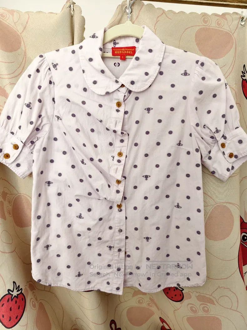 Vivienne Westwood Vivienne Westwood Purple short-sleeved shirt Size S / US 4 / IT 40 - 1 Thumbnail