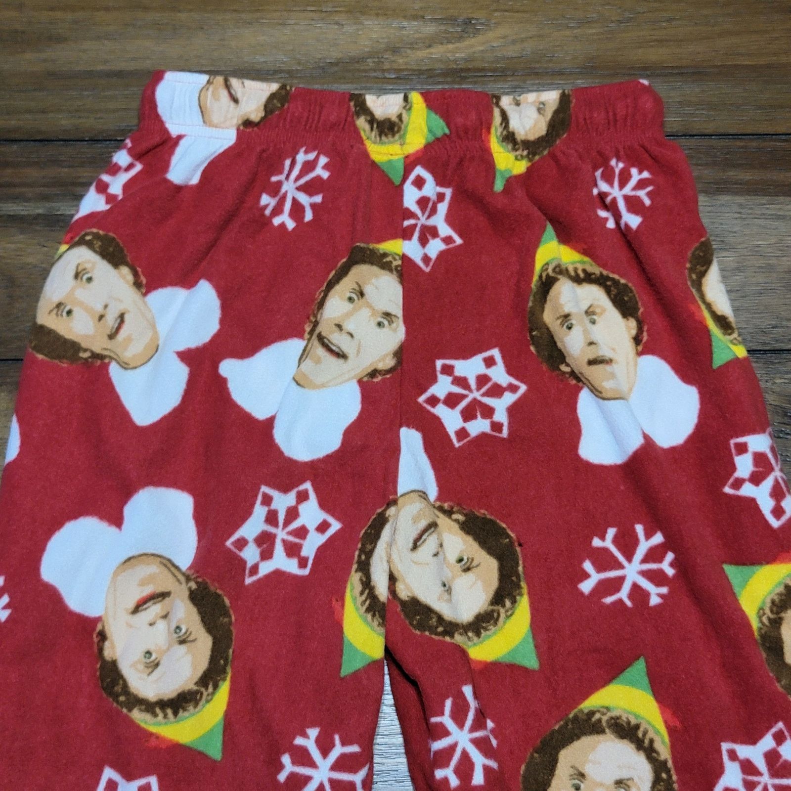 Other Elf Unisex Red Fleece Lounge Pants - Size Small Size 26" / US 2 / IT 38 - 4 Thumbnail