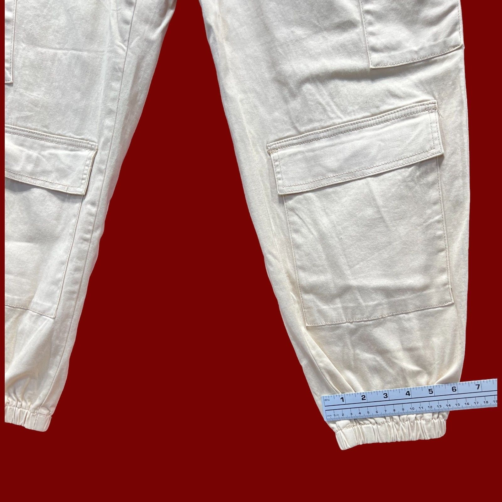rue21 Rue 21 - Women's High-Rise Baggy Cargo Jogger - Medium Stret Size 28" / US 6 / IT 42 - 7 Thumbnail
