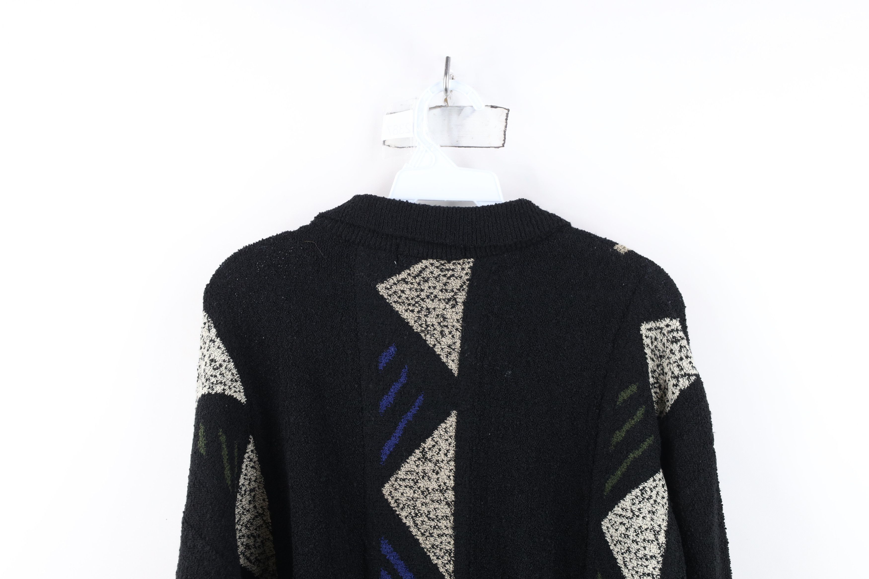 Vintage Vintage 90s Streetwear Terry Cloth Knit Collared Sweater Size US M / EU 48-50 / 2 - 13 Thumbnail