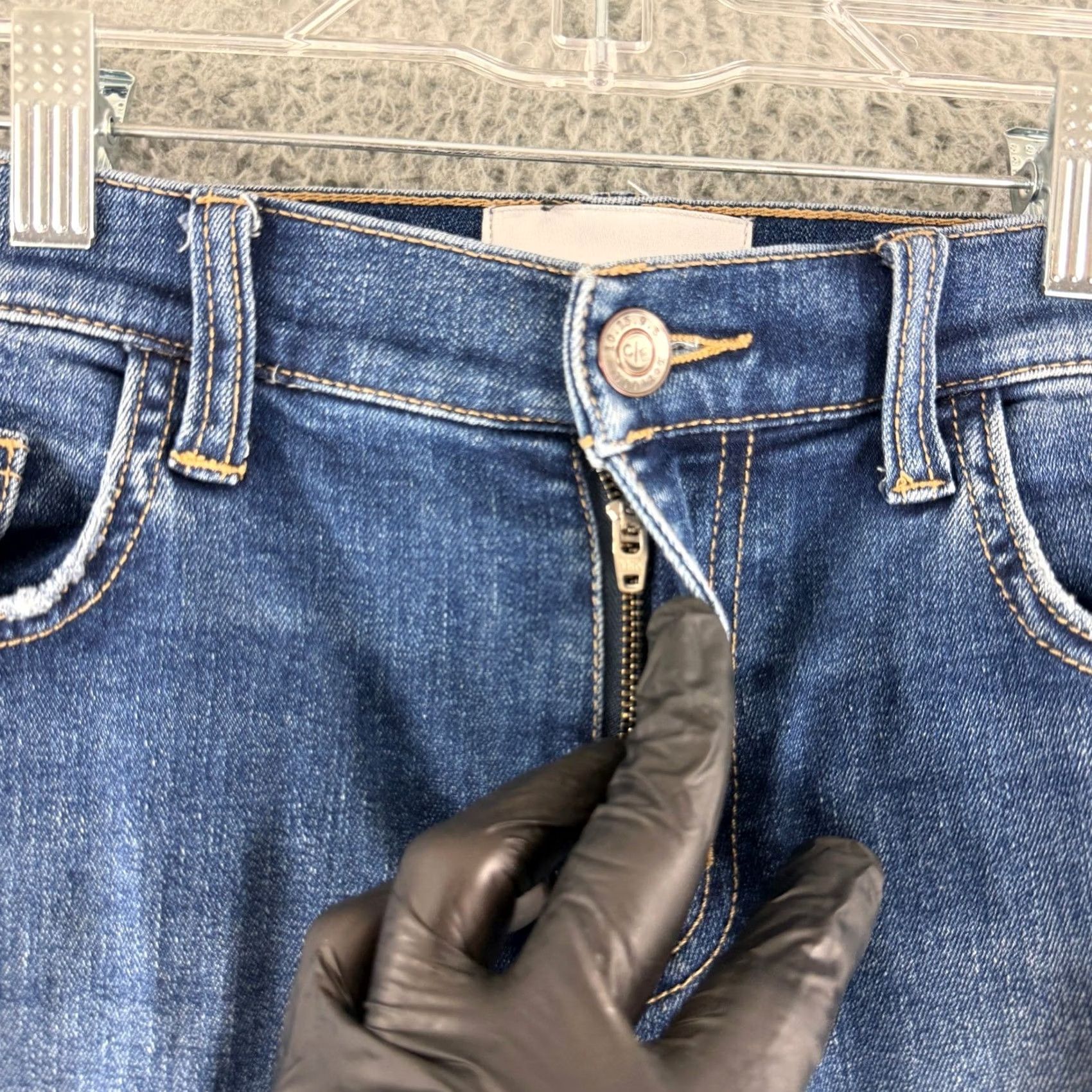Vintage Current Elliott Jeans Skinny 28 Women Medium Wash Denim 5-Pocket Stretch Sleeves? Size 28" / US 6 / IT 42 - 3 Thumbnail